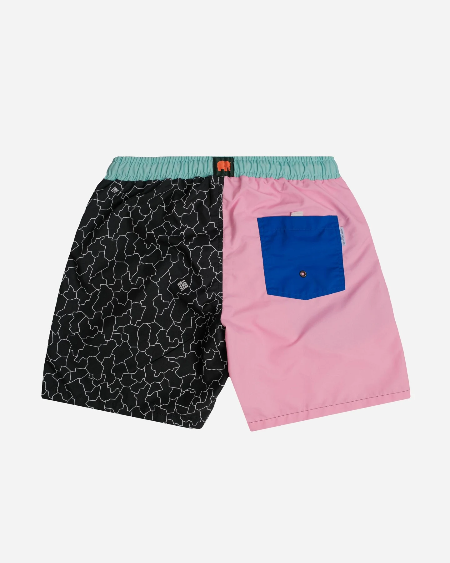 Trendsplant Herren vegan Badeshort Rettungsschwimmer Antonyo Marest X Trendsplant Multicolor V.2 – Ansicht 2
