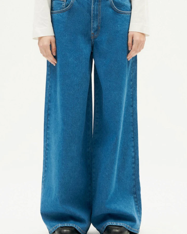 Thinking MU Damen vegan Jeans Hedda Blau