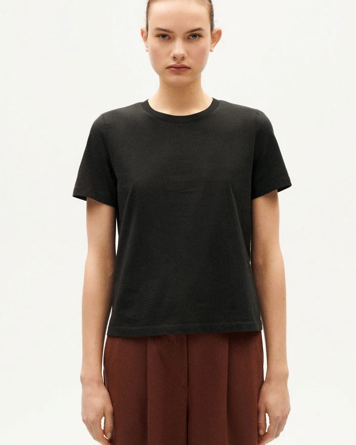 Thinking MU Damen vegan T-Shirt Ida Schwarz