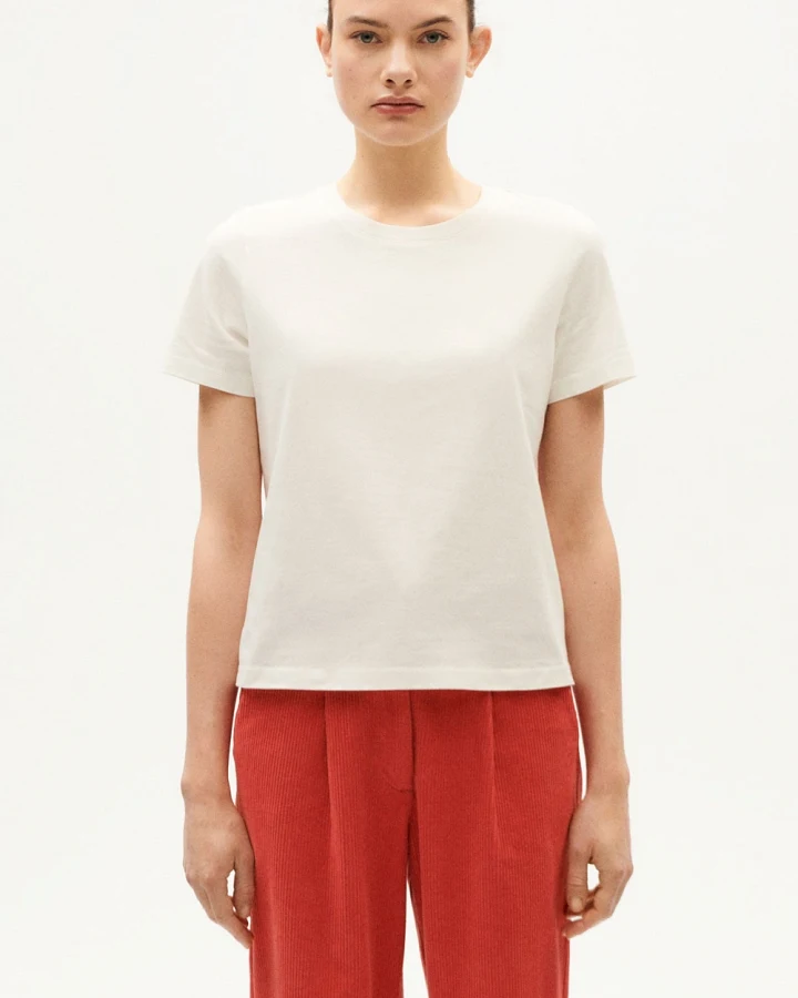 Thinking MU Damen vegan T-Shirt Ida Weiß