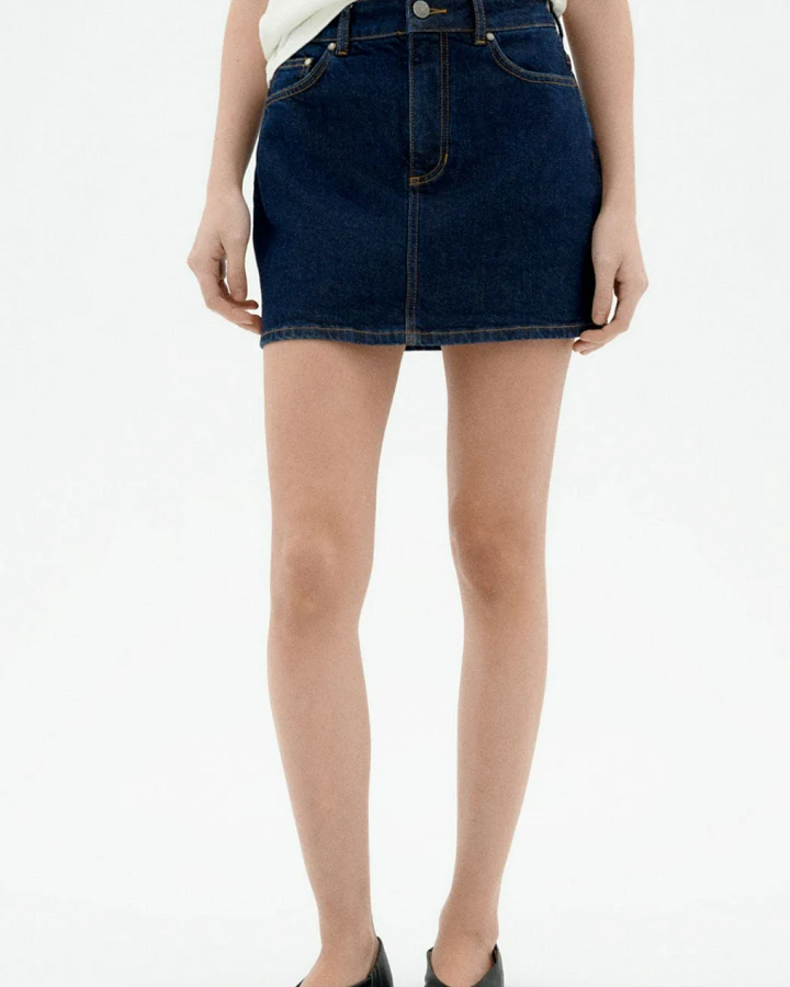 Thinking MU Damen vegan Rock Denim Clean Kimmy Dunkelblau