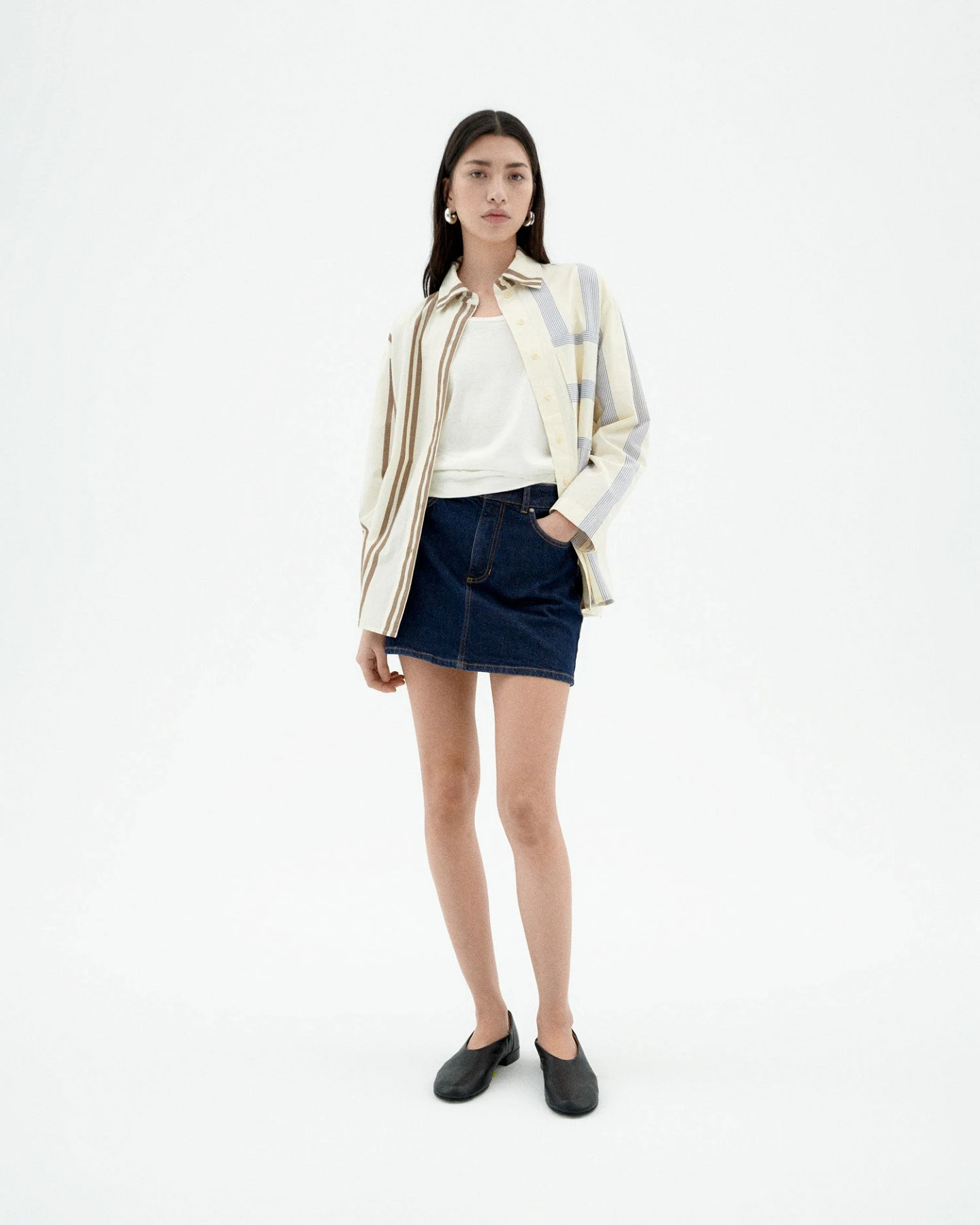 Thinking MU Damen vegan Rock Denim Clean Kimmy Dunkelblau – Ansicht 2