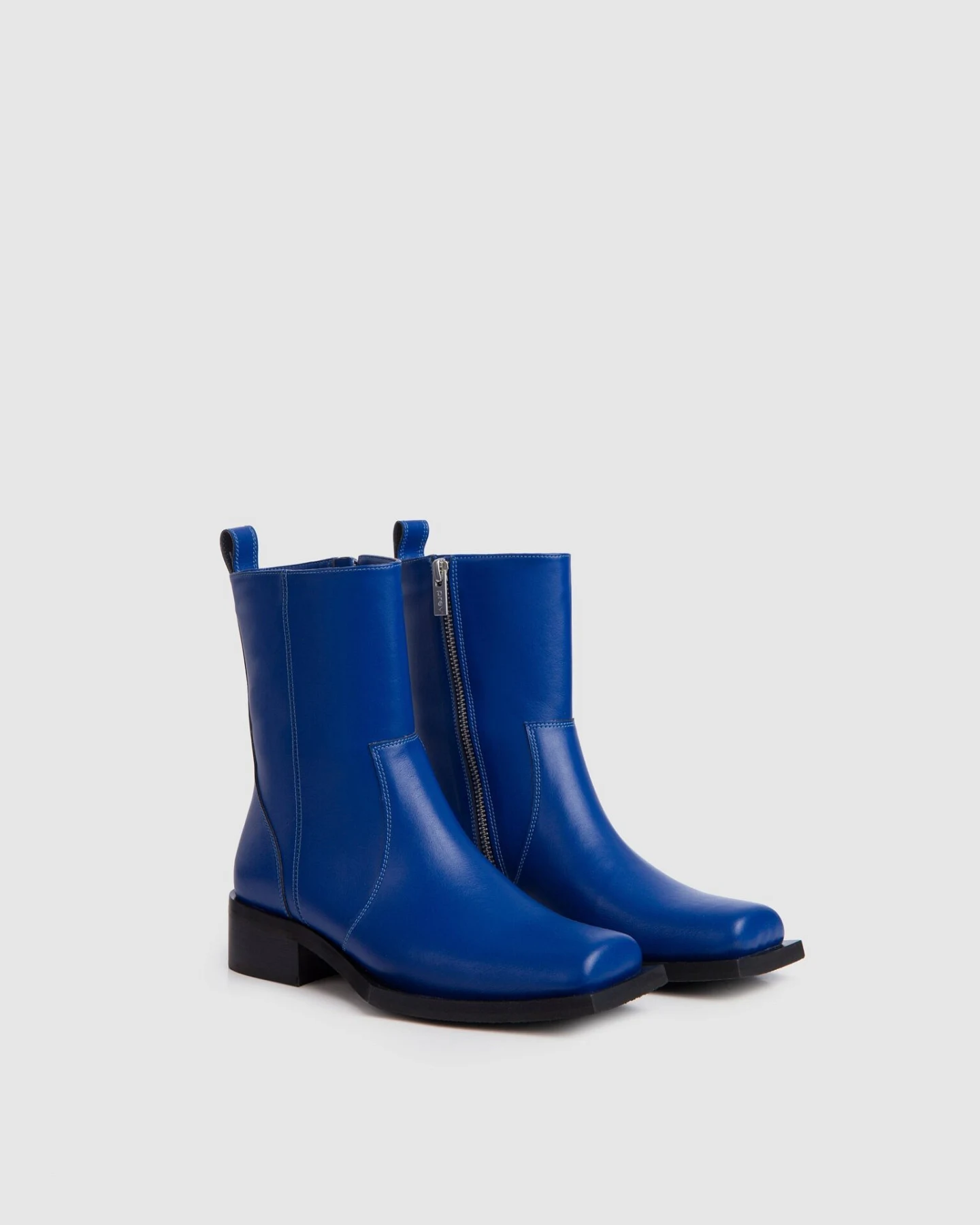 Prev Damen vegan Stiefel Karel Plus Electric Blue – Ansicht 2