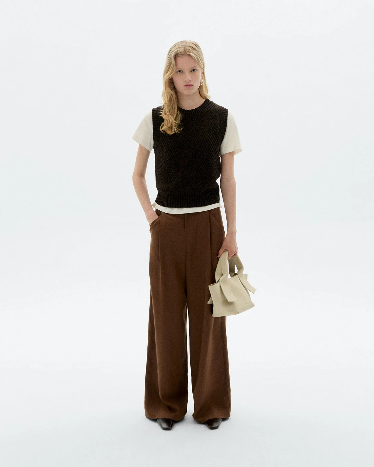 Thinking MU Damen vegan Hose Plissee Molly Brown – Ansicht 2