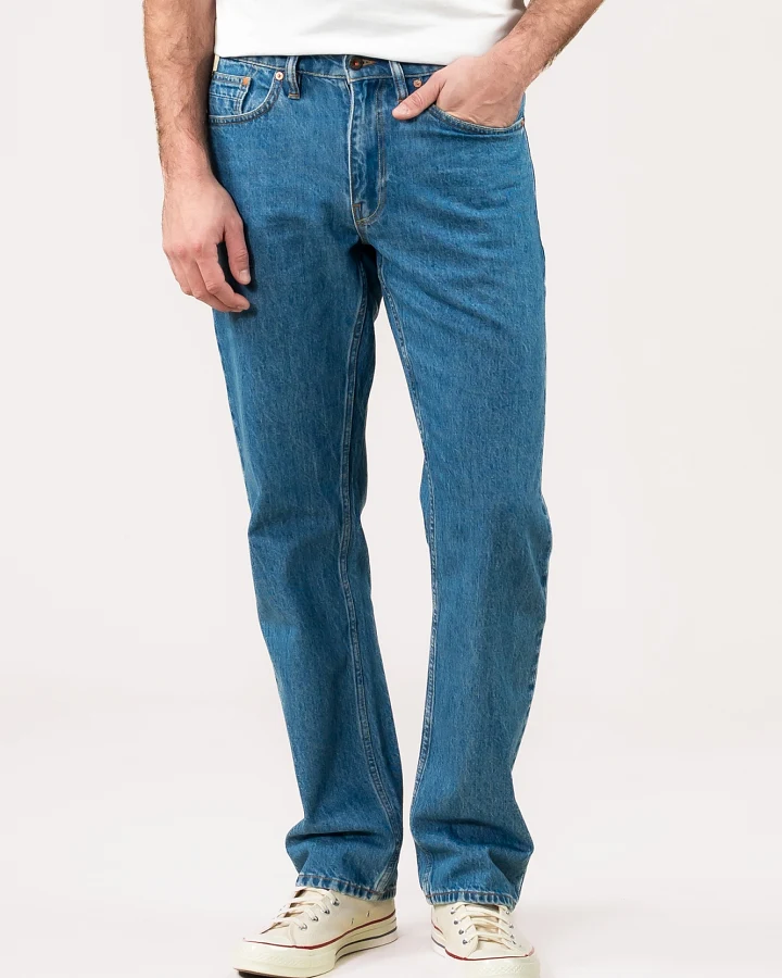 Kuyichi Herren vegan Jeans Scott Regular Medium Blau