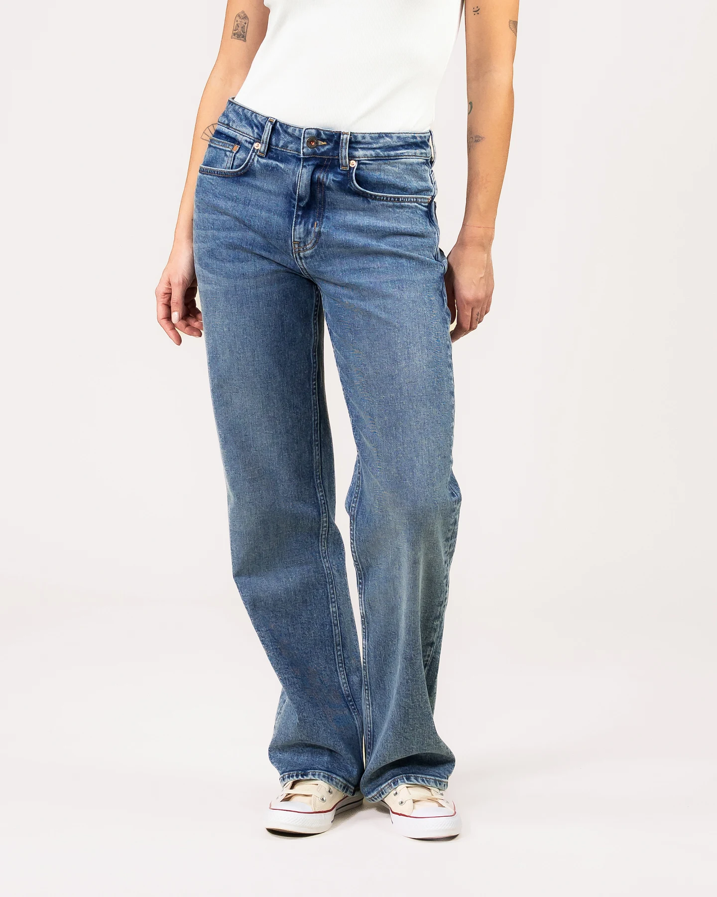 Kuyichi Damen vegan Jeans Izabella Straight Perfect Vintage – Ansicht 2