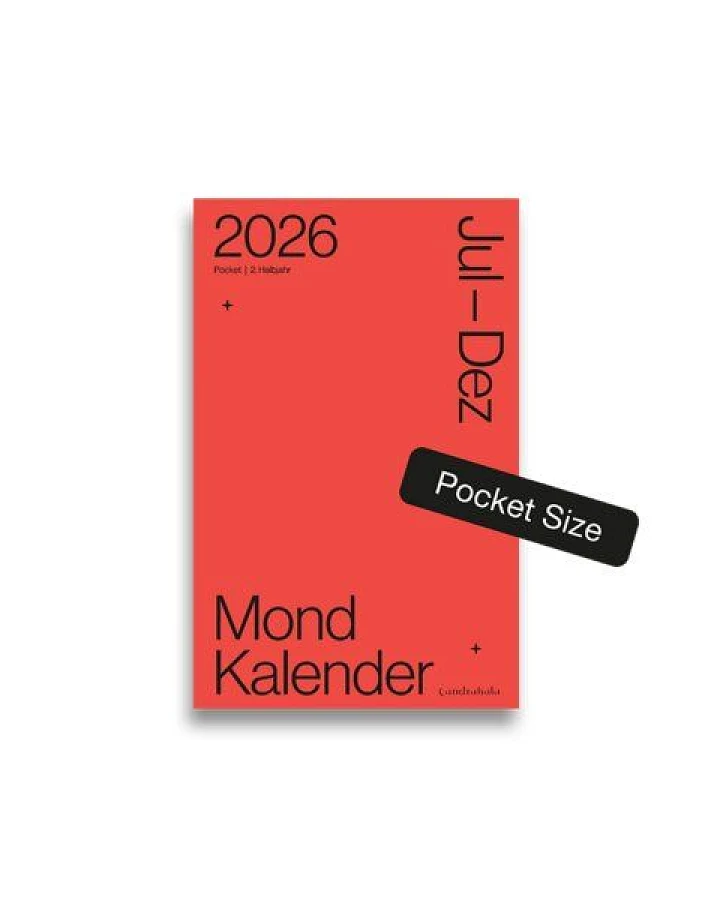 Candrakala Mondkalender 2026 Pocket 2. Halbjahr