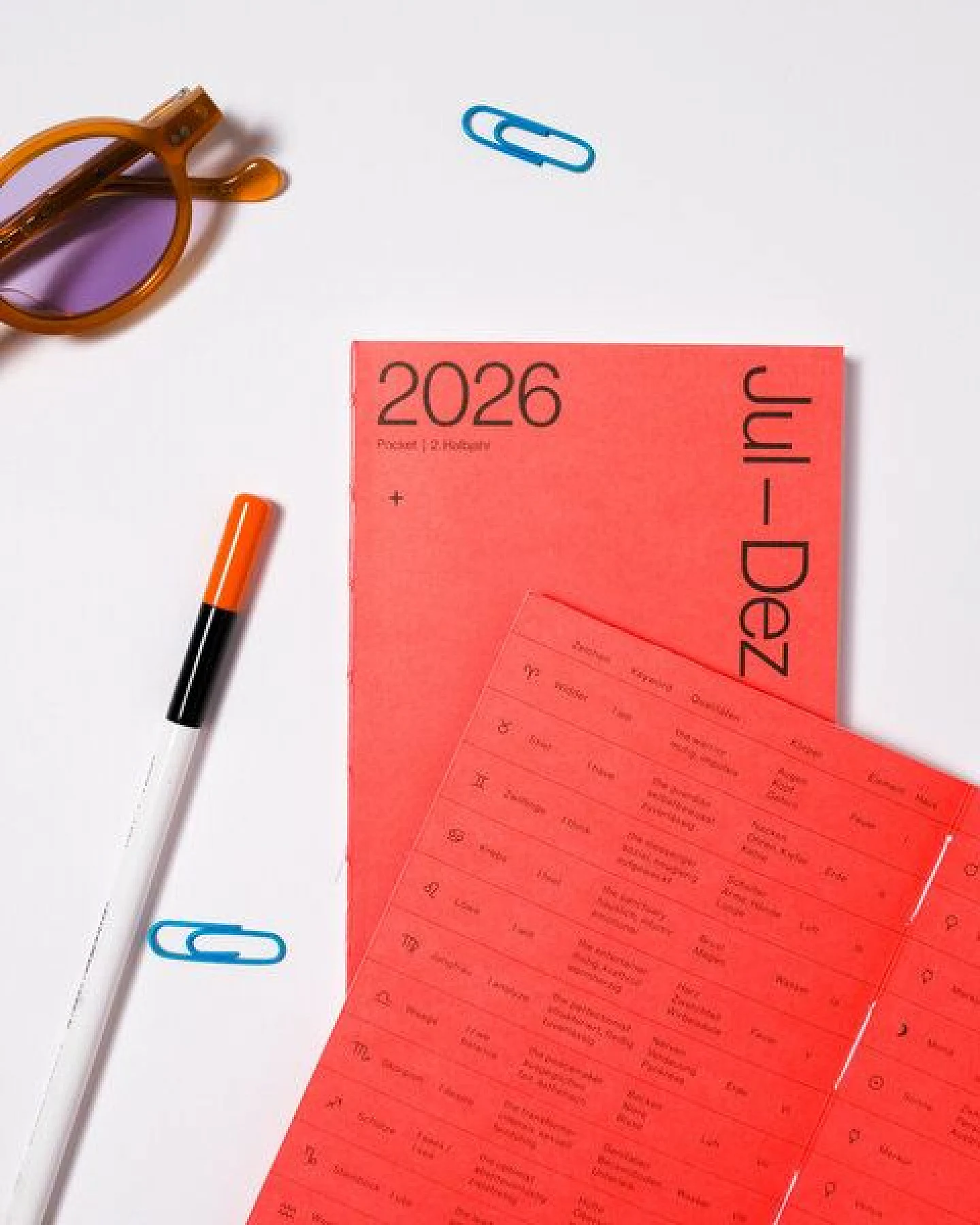 Candrakala Mondkalender 2026 Pocket 2. Halbjahr – Ansicht 2
