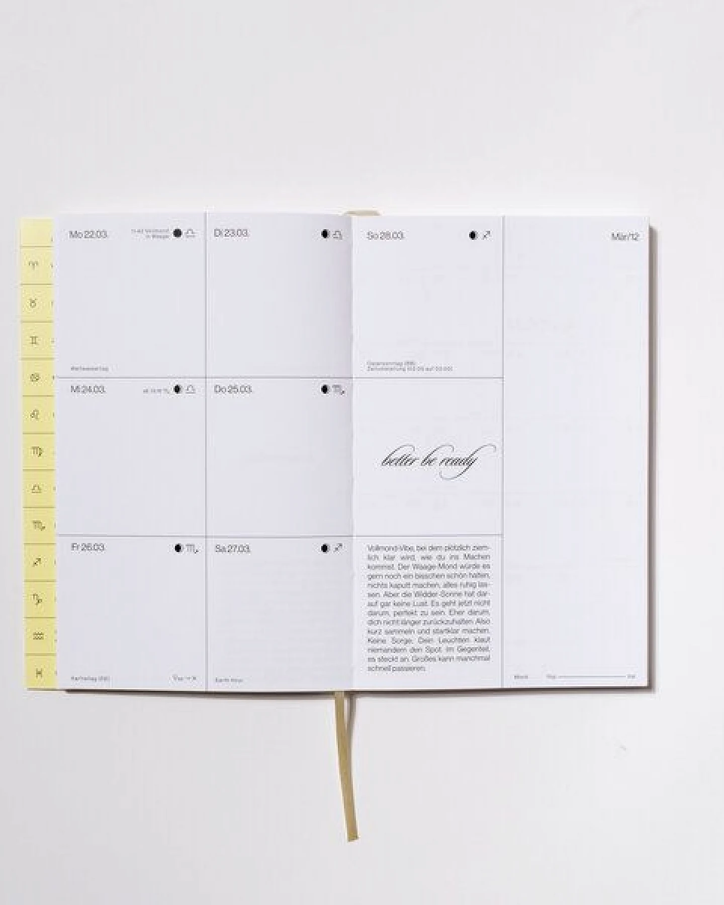Candrakala Mondkalender 2027 – Moon Milk – Ansicht 3