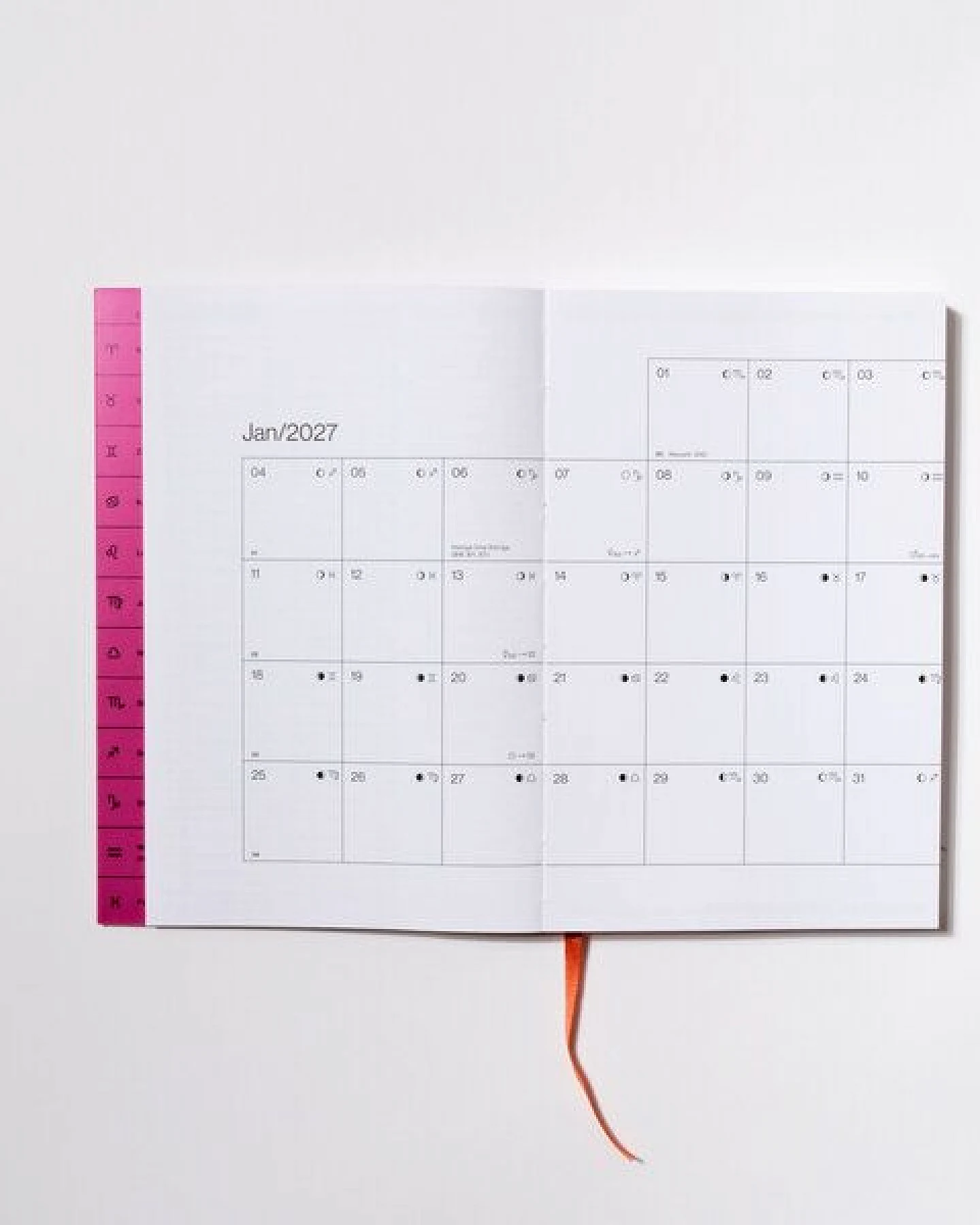 Candrakala Mondkalender 2027 – Supernova Pink – Ansicht 4