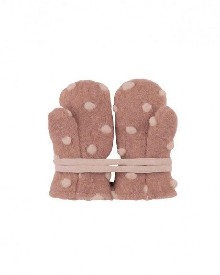 Pure pure by Bauer Wollwalk Fäustlinge in misty-rose-natur von pure-pure by Bauer