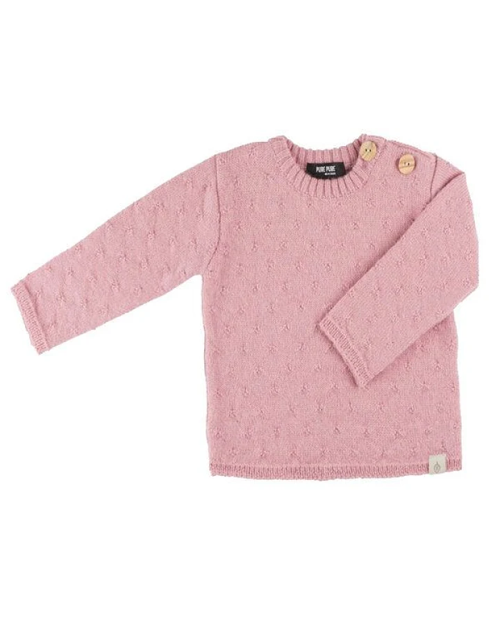 Strick-Pullover in cassis von pure pure by Bauer
