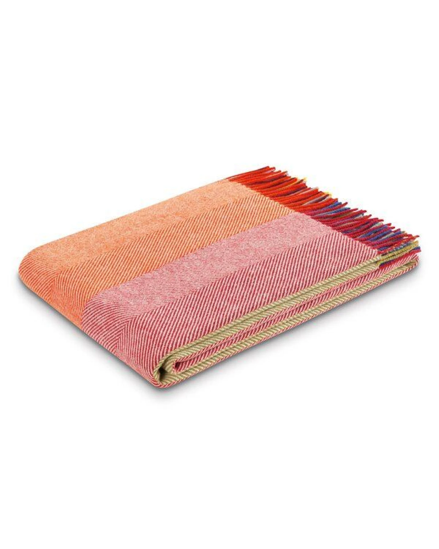 biederlack Fransenplaid "Colour Lines" mit Wolle und Kaschmir – Ansicht 3