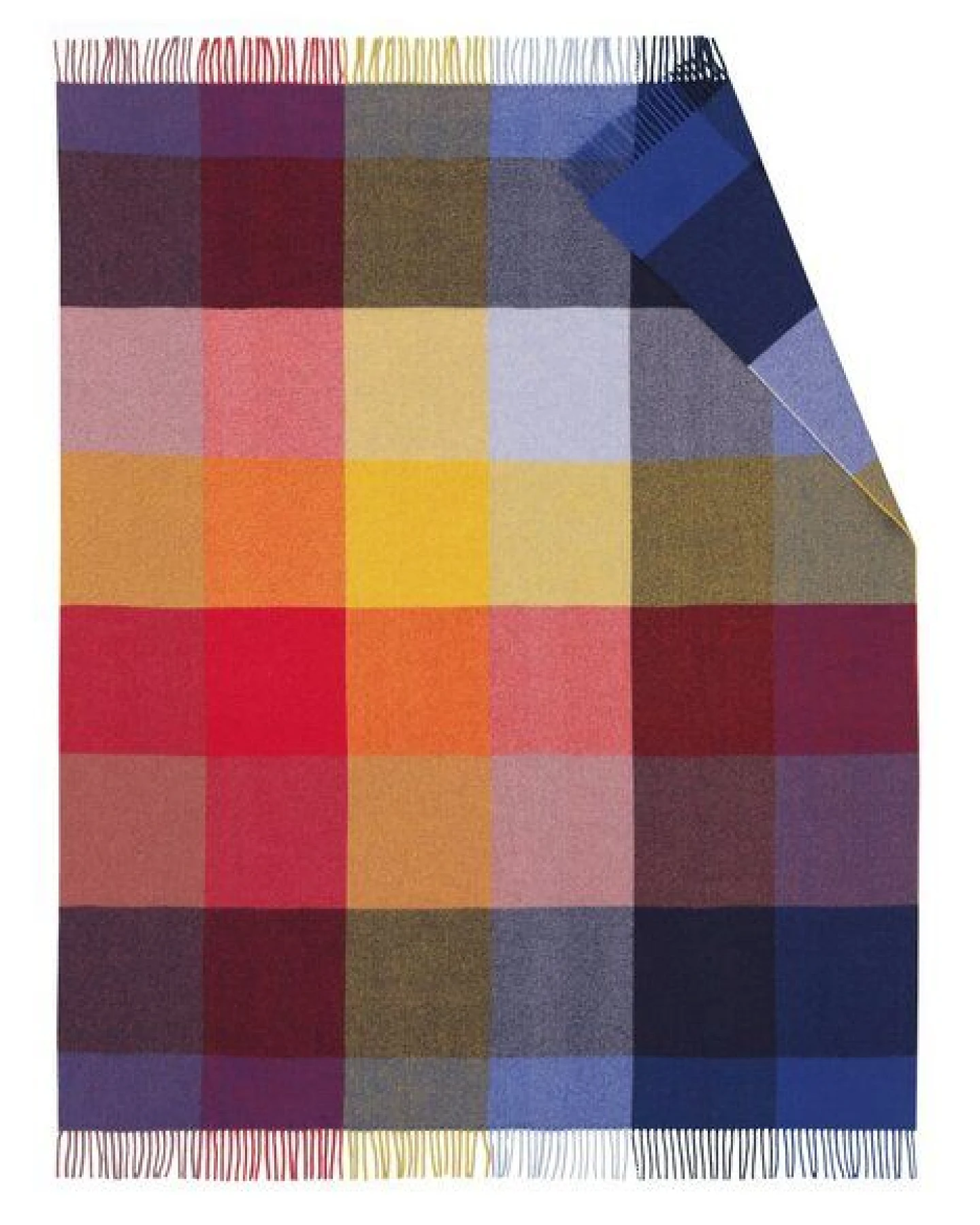 biederlack Fransenplaid Bright Square - herrlich leicht – Ansicht 2