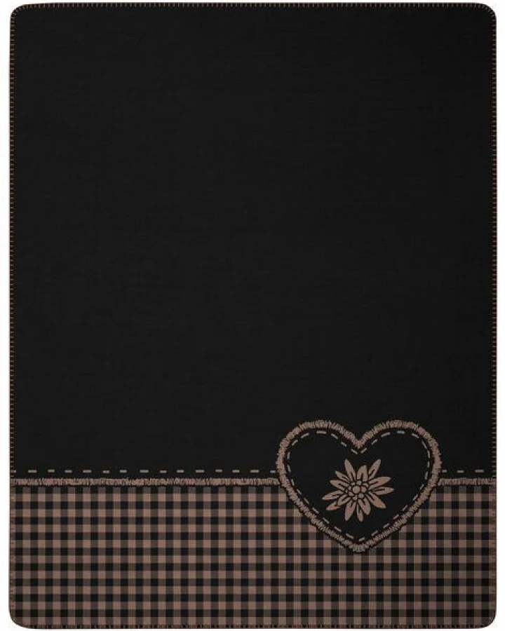 biederlack Wohndecke Serie Alp Chic "Alpcharm", 80 % recycelte Fasern