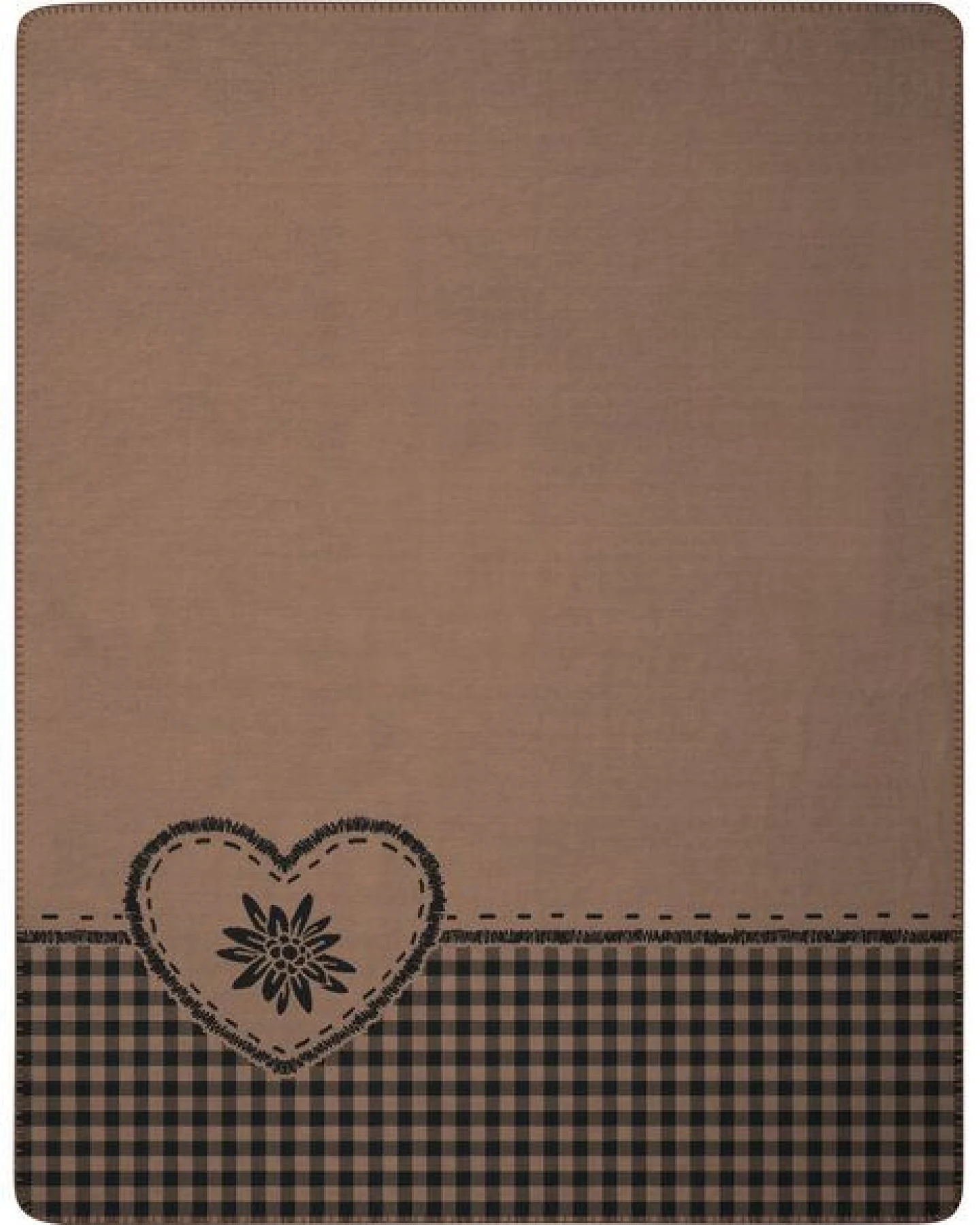 biederlack Wohndecke Serie Alp Chic "Alpcharm", 80 % recycelte Fasern – Ansicht 2