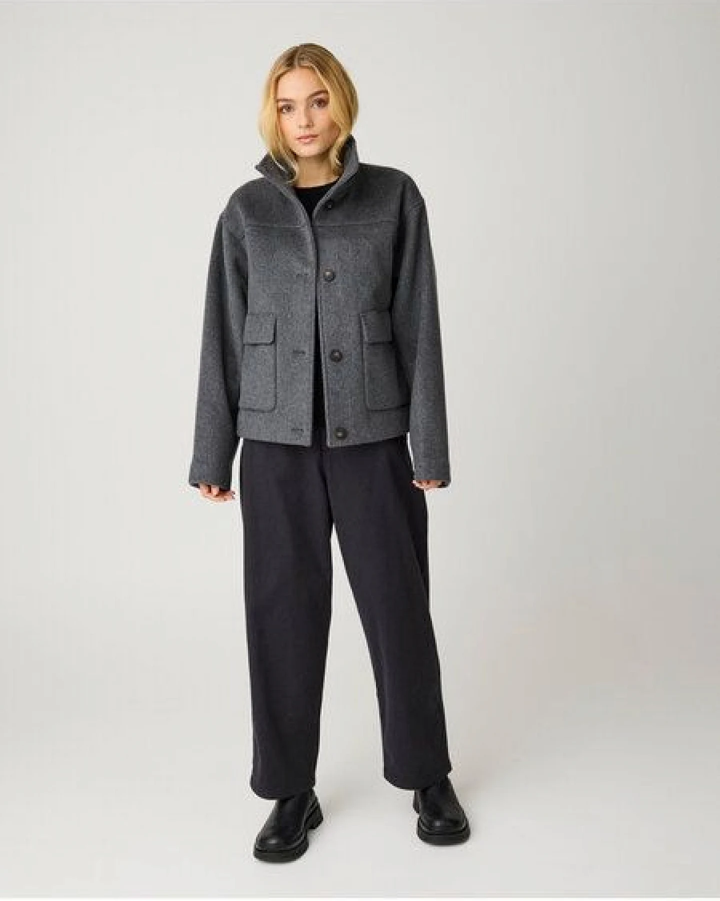 KnowledgeCotton Apparel Barrel Flanell-Hose Bloom – Ansicht 4
