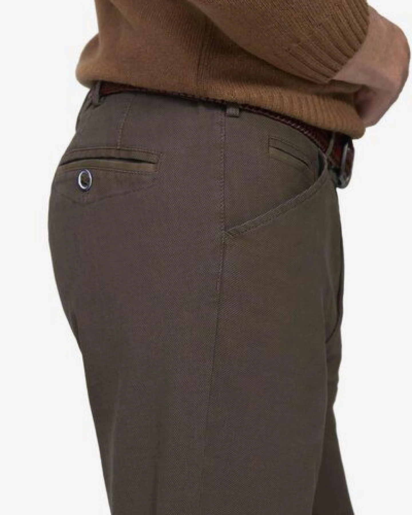 MEYER Chino in Mikro Struktur – Ansicht 4