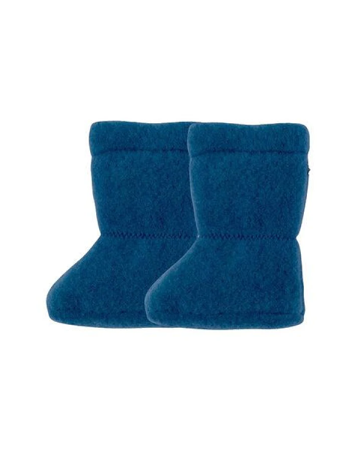 Pure pure by Bauer Schurwolle Baby-Stiefel in nautic von pure-pure by Bauer
