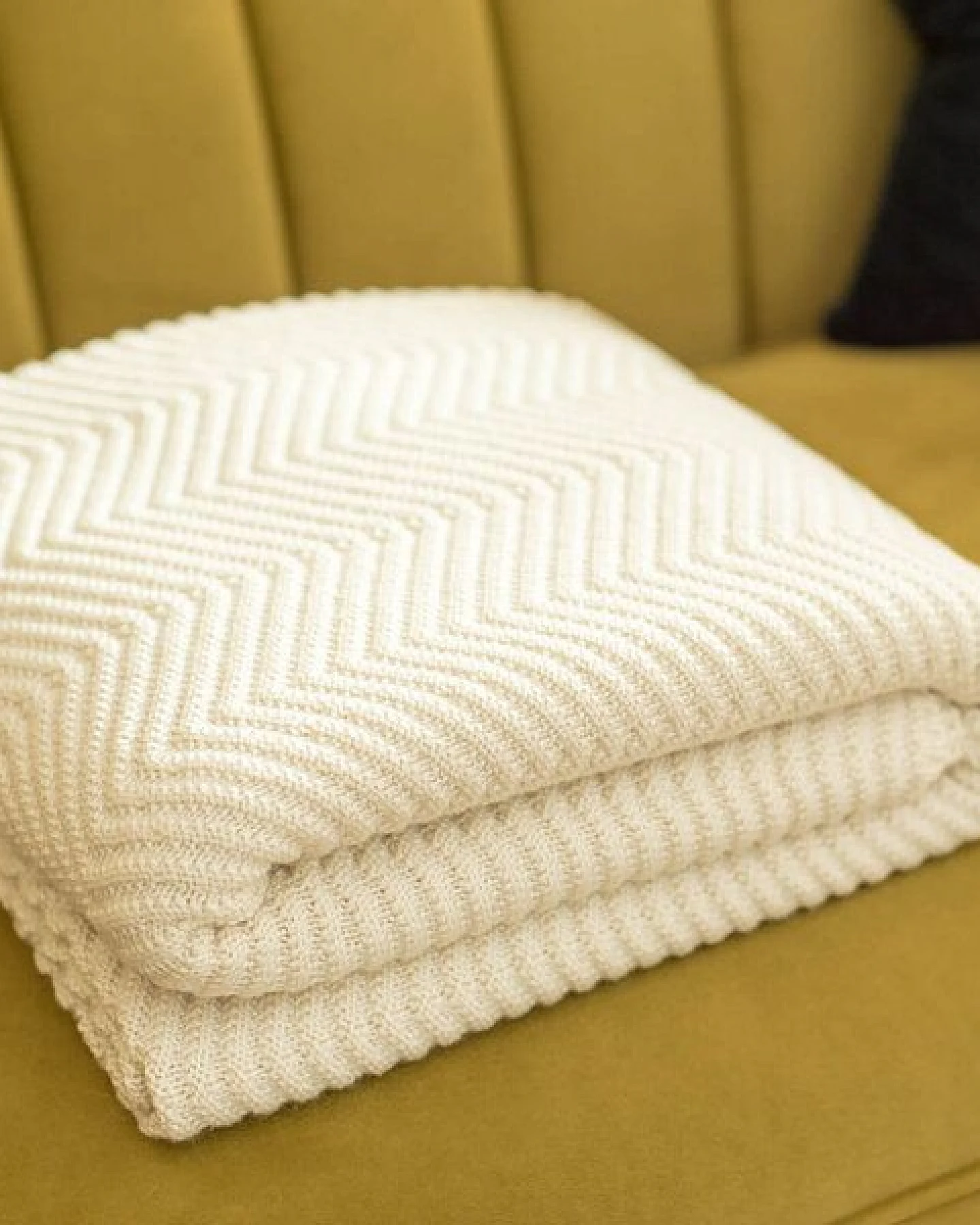 Sonnenstrick – Kuscheldecke aus Merino-Schurwolle für Erwachsene (140 x 200 cm) GOTS – Ansicht 3