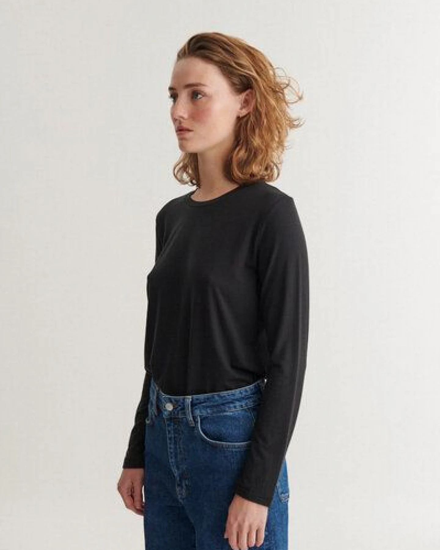 Basic Apparel Langarmshirt JOLANDA aus TENCEL von LENZING – Ansicht 3