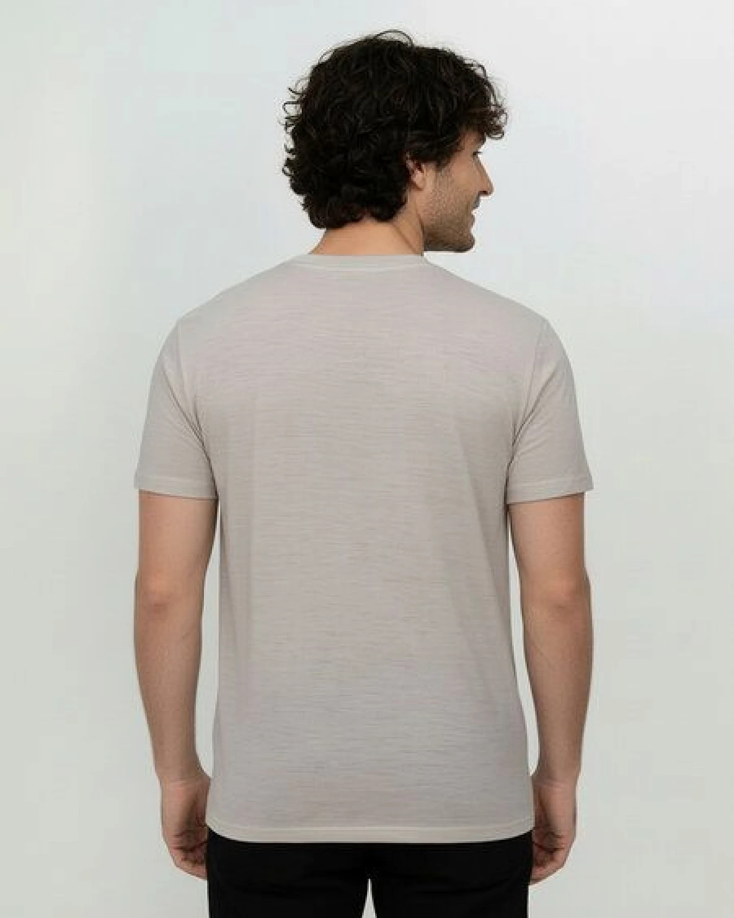 GREENBOMB Animal Ram Loom - Funktionales T-Shirt aus Merino-Wolle / hochwertiger Print / Fair & Vegan – Ansicht 4