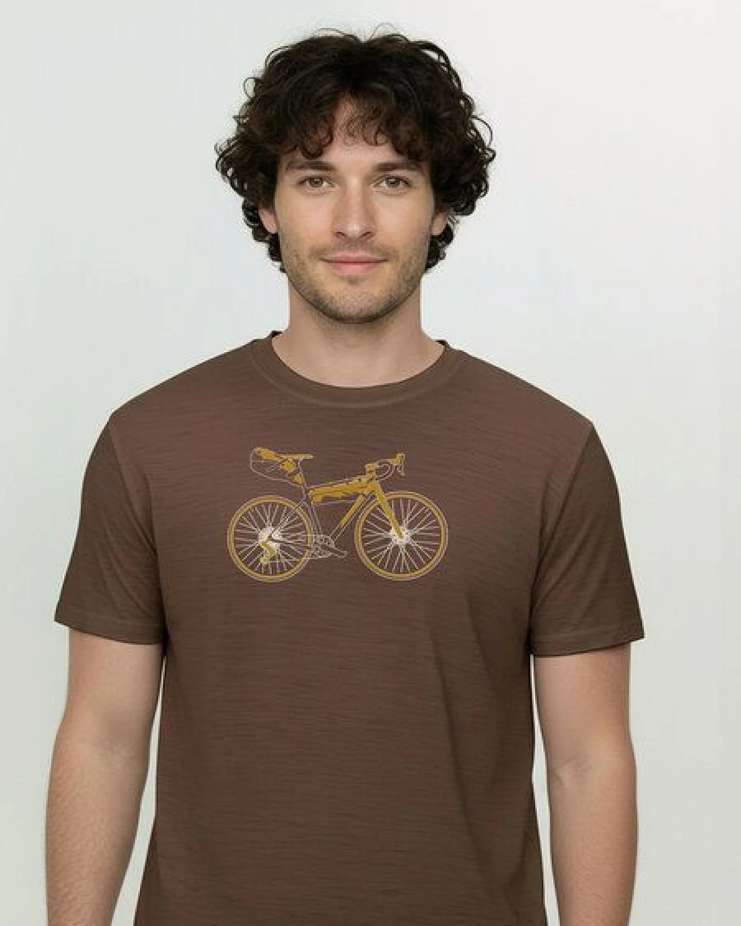 GREENBOMB Bike Gravel Loom - Funktionales T-Shirt aus Merino-Wolle / hochwertiger Print / Fair & Vegan – Ansicht 2