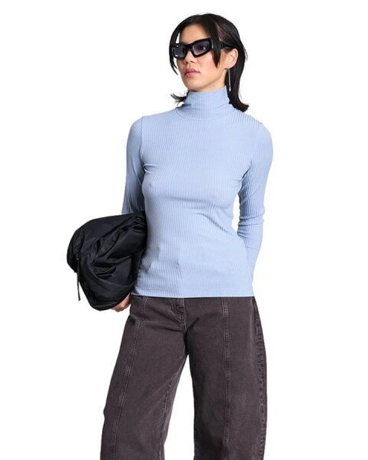 JAN 'N JUNE Rib Turtleneck Longsleeve MIO