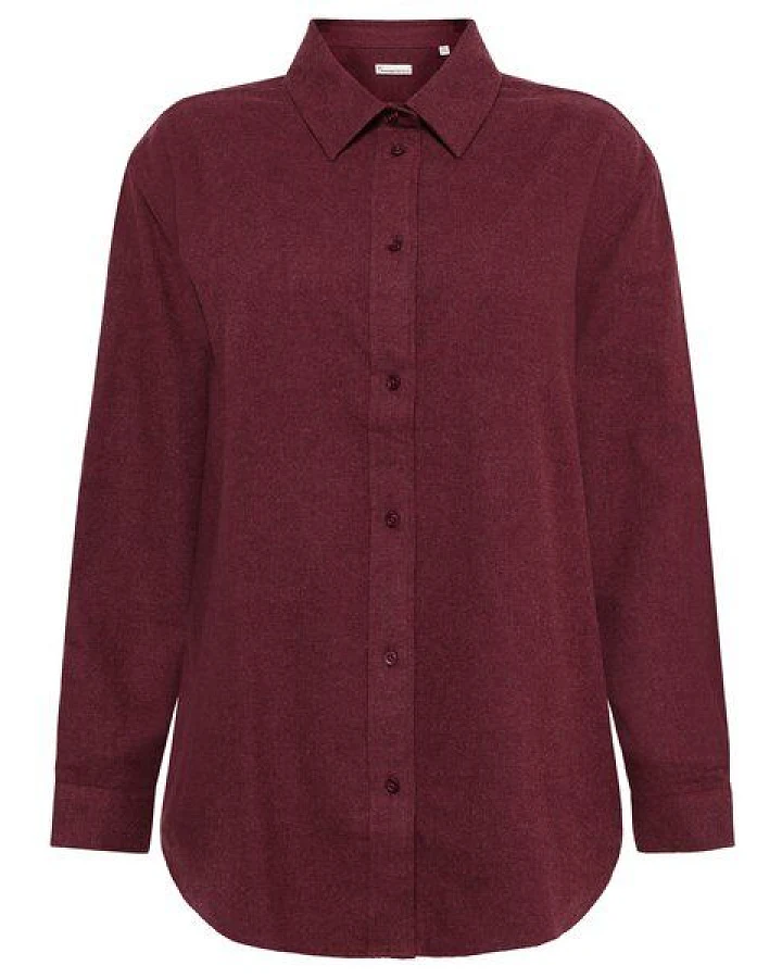 KnowledgeCotton Apparel Flanell-Bluse Vega relaxed
