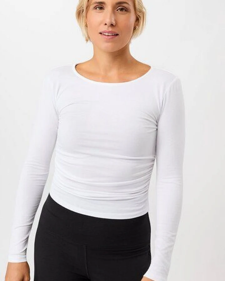 Mandala Side Ruffled Longsleeve
