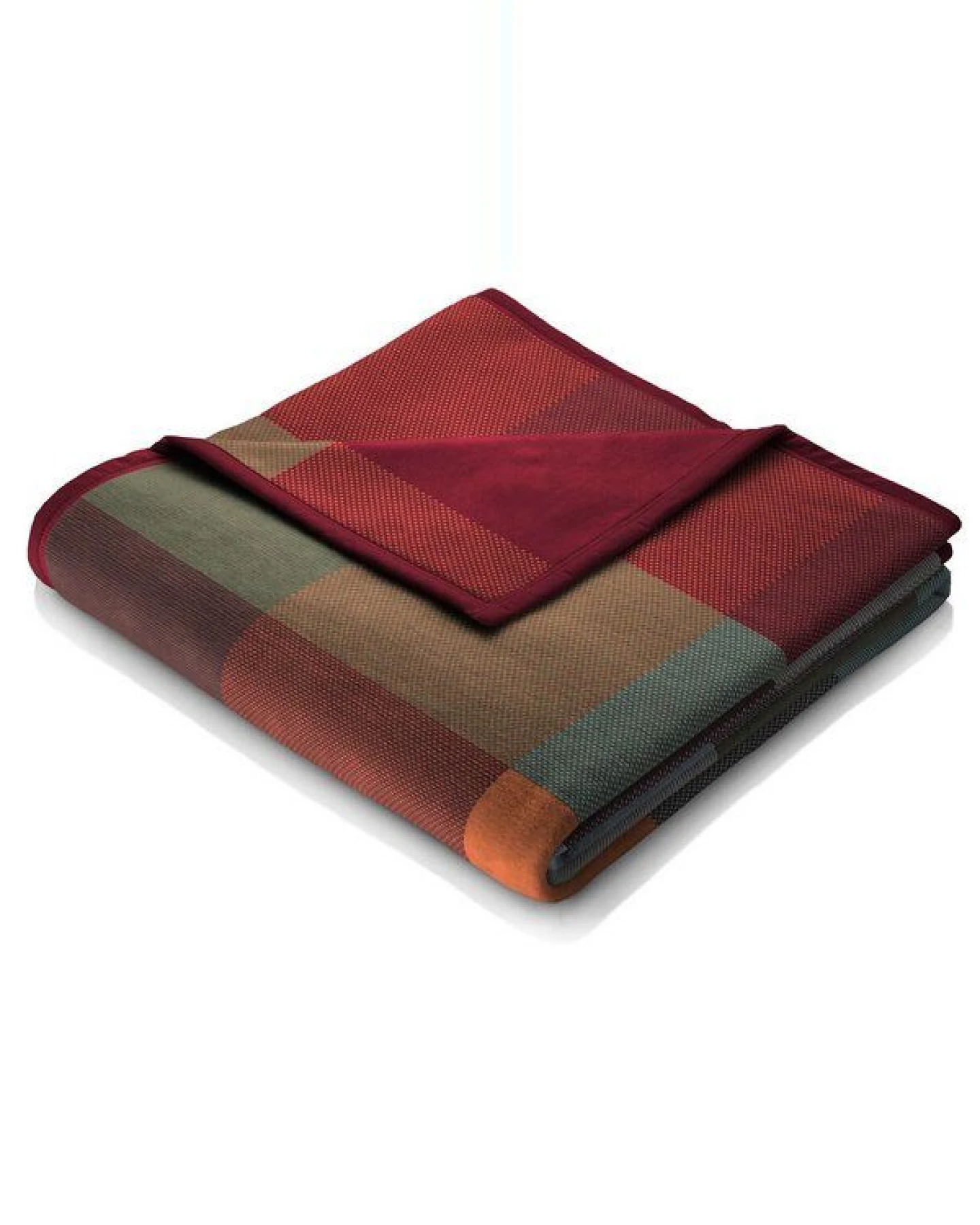 biederlack Wohndecke Colour-Woven super kuschelig 100 % Baumwolle – Ansicht 2