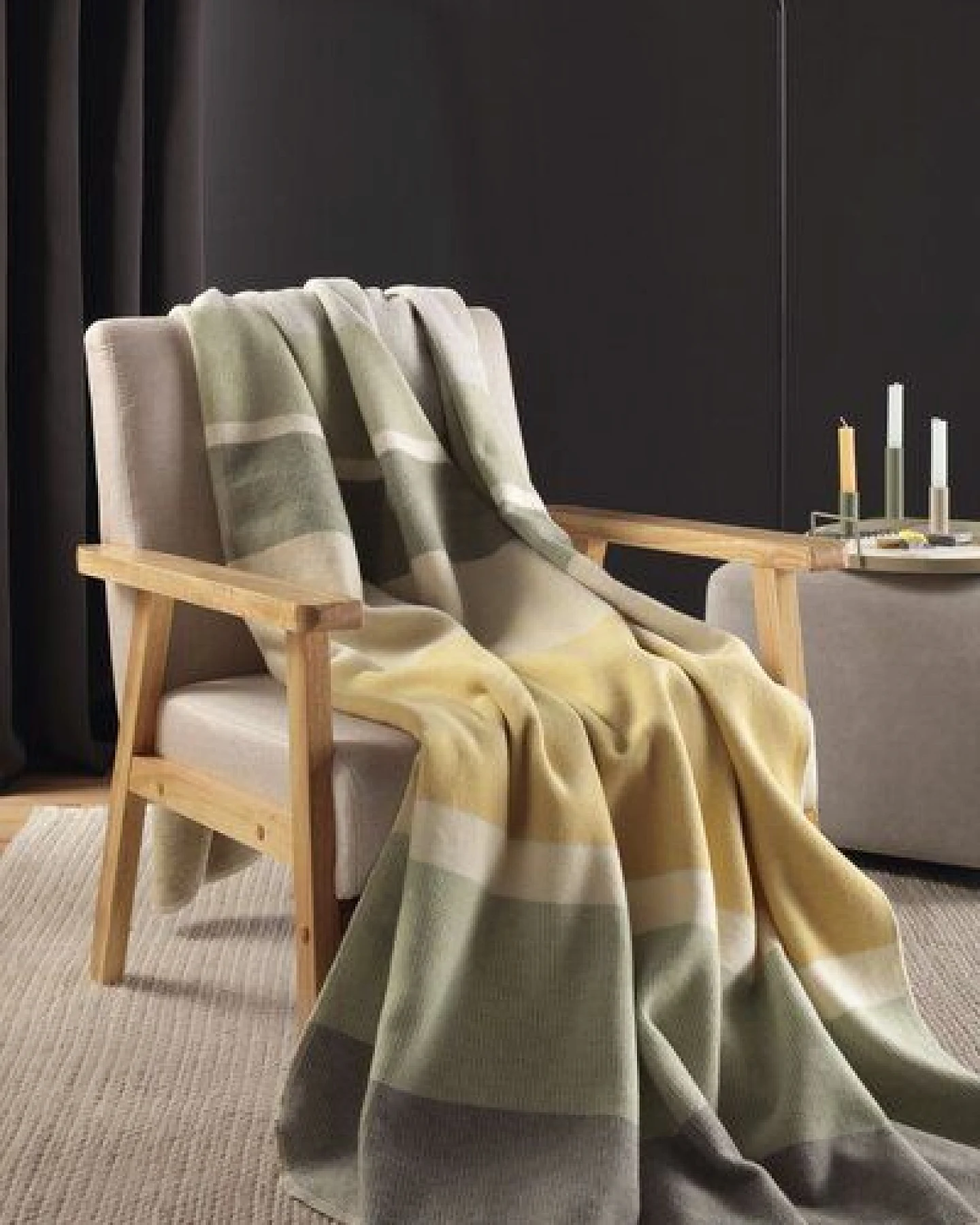 biederlack Wohndecke Stripe delight 100 % Baumwolle – Ansicht 2