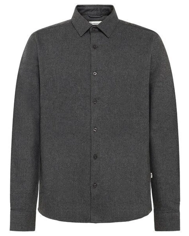 KnowledgeCotton Apparel Flanell-Hemd Dune Regular
