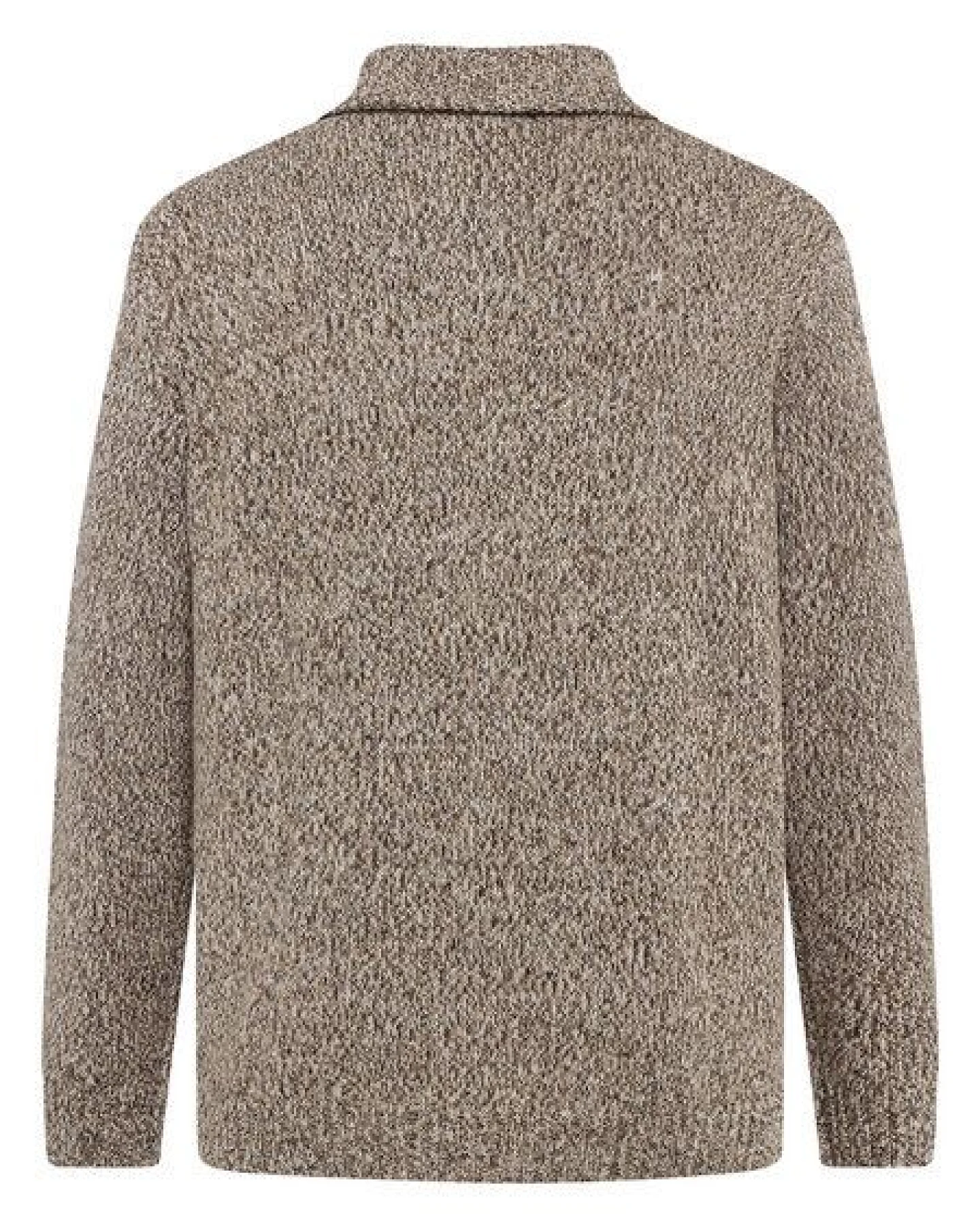 KnowledgeCotton Apparel Strickpullover Quater zip sweater – Ansicht 2
