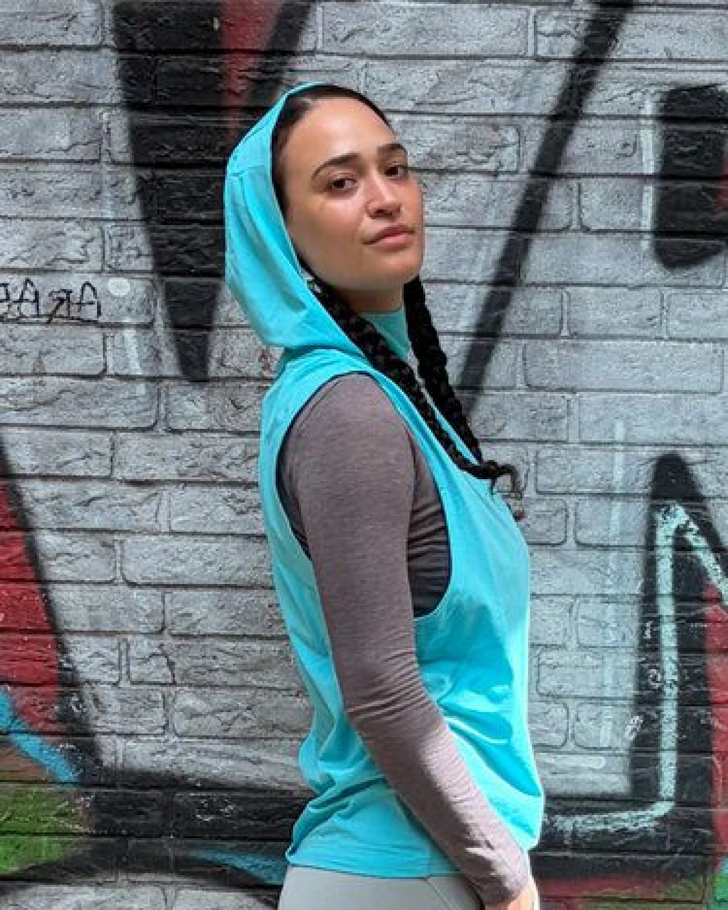 M23 Herren Hoodie ärmellos Bio-Baumwolle, Modell "Kyle" – Ansicht 4