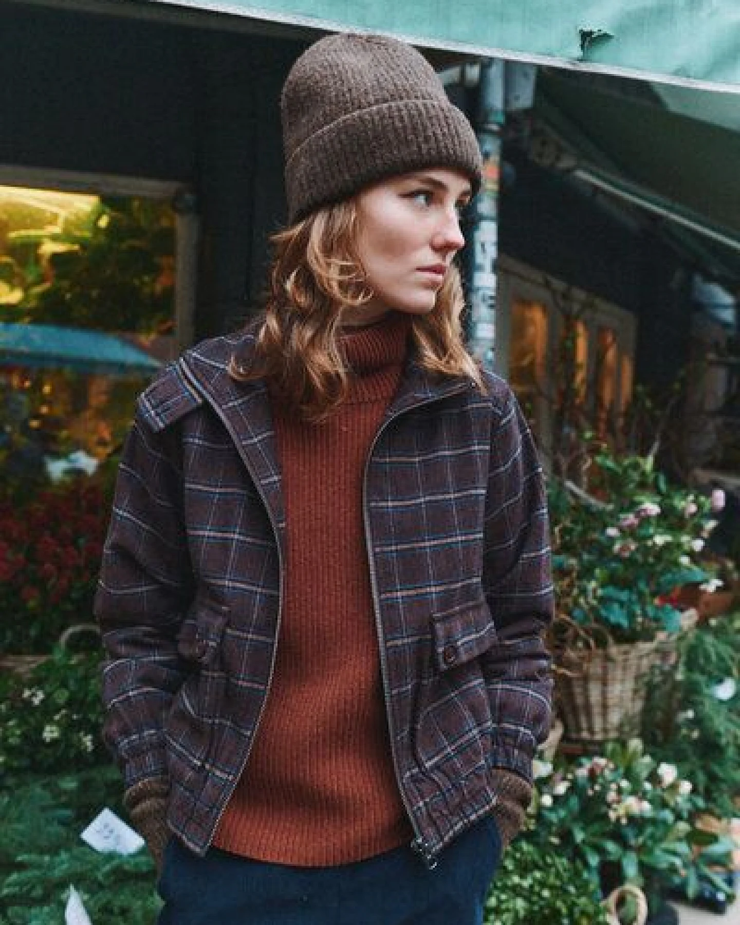 Basic Apparel Karierte Oversize Jacke MISA aus Bio-Baumwolle – Ansicht 2