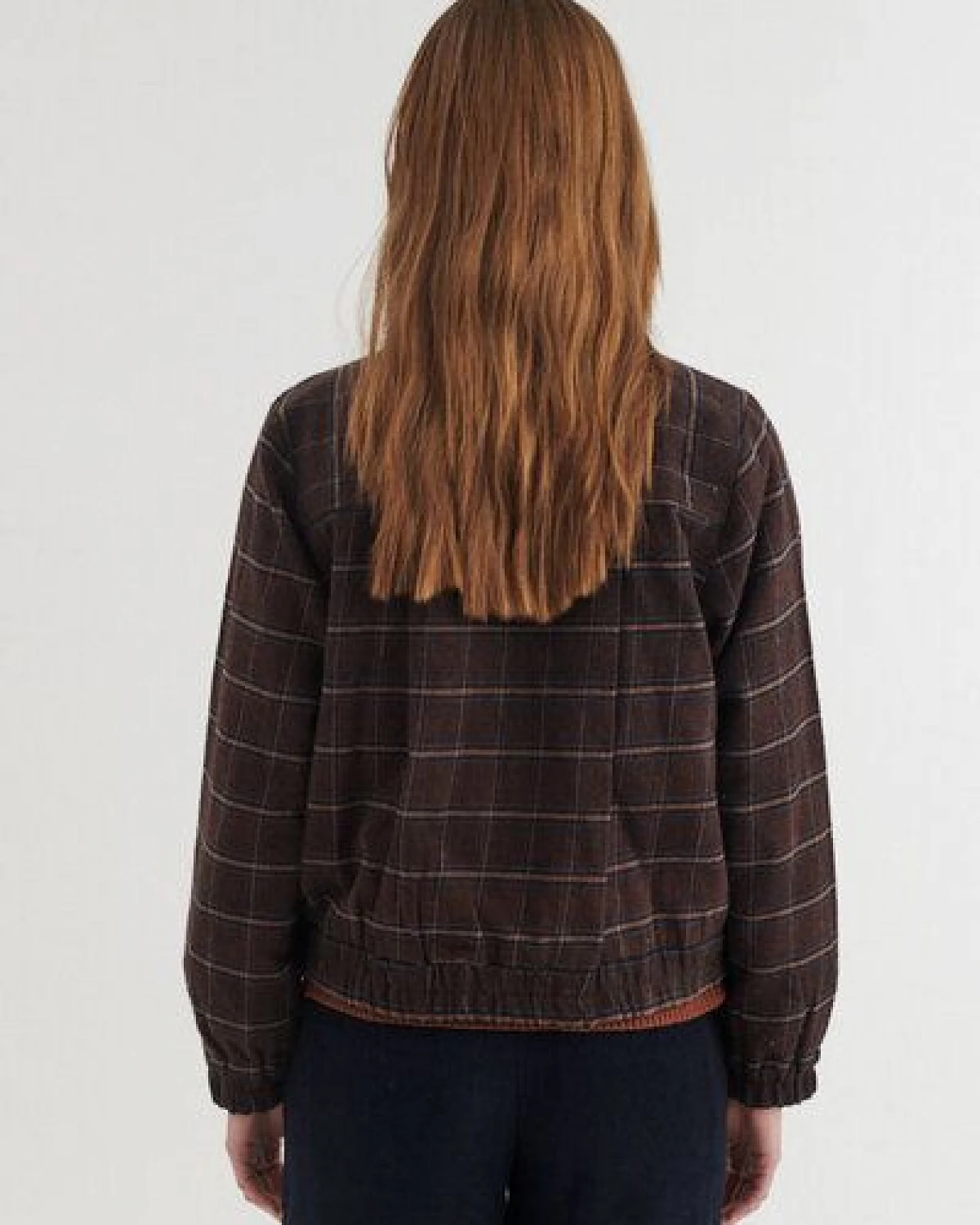 Basic Apparel Karierte Oversize Jacke MISA aus Bio-Baumwolle – Ansicht 4
