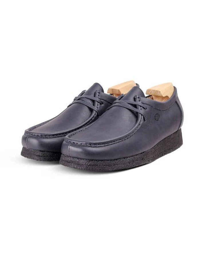 World Walkers Vegane Unisex Schuhe WALLABEE CrazyHorse mit Kreppsohle aus Naturkautschuk