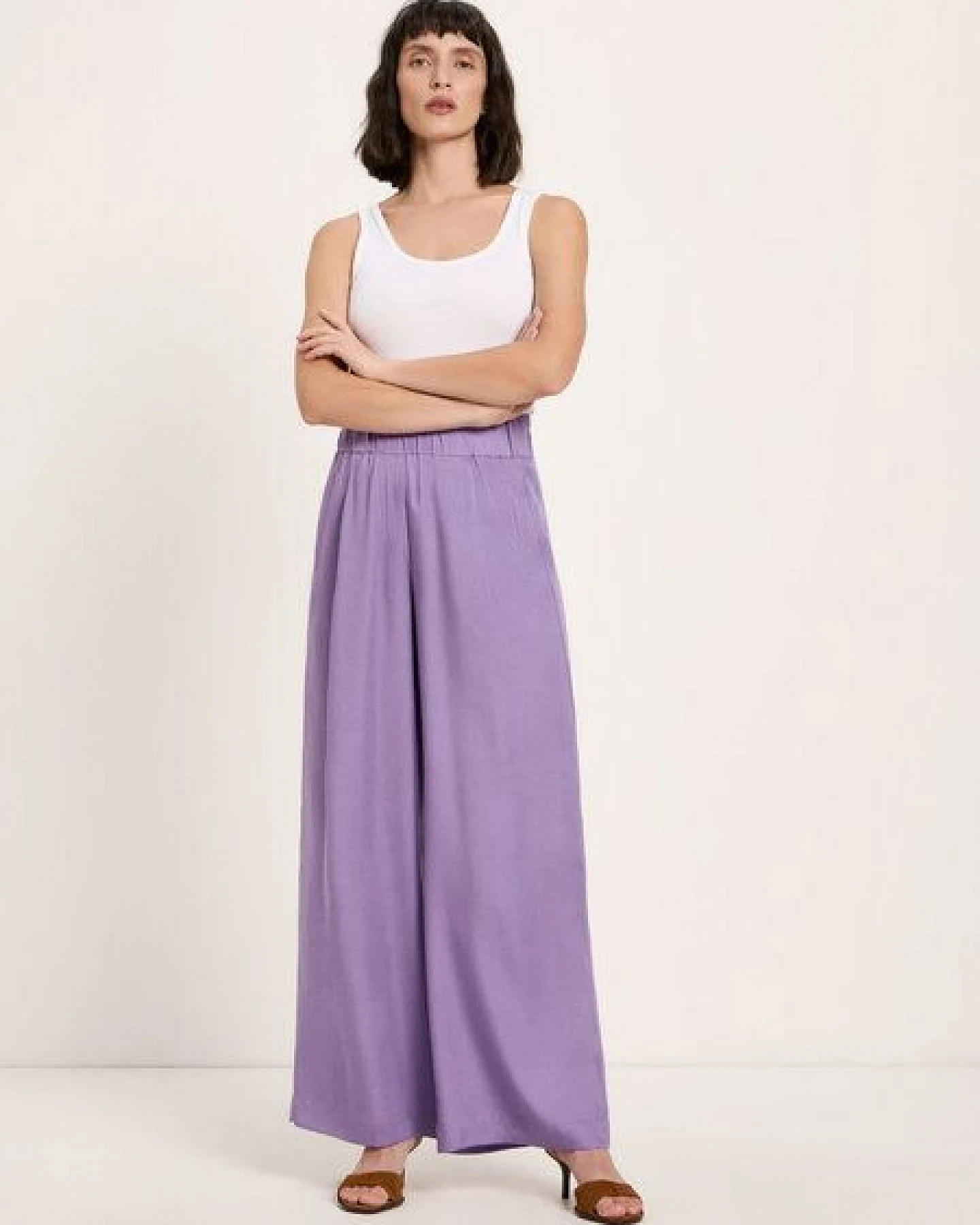 LANIUS Hose mit weitem Bein – Ansicht 2