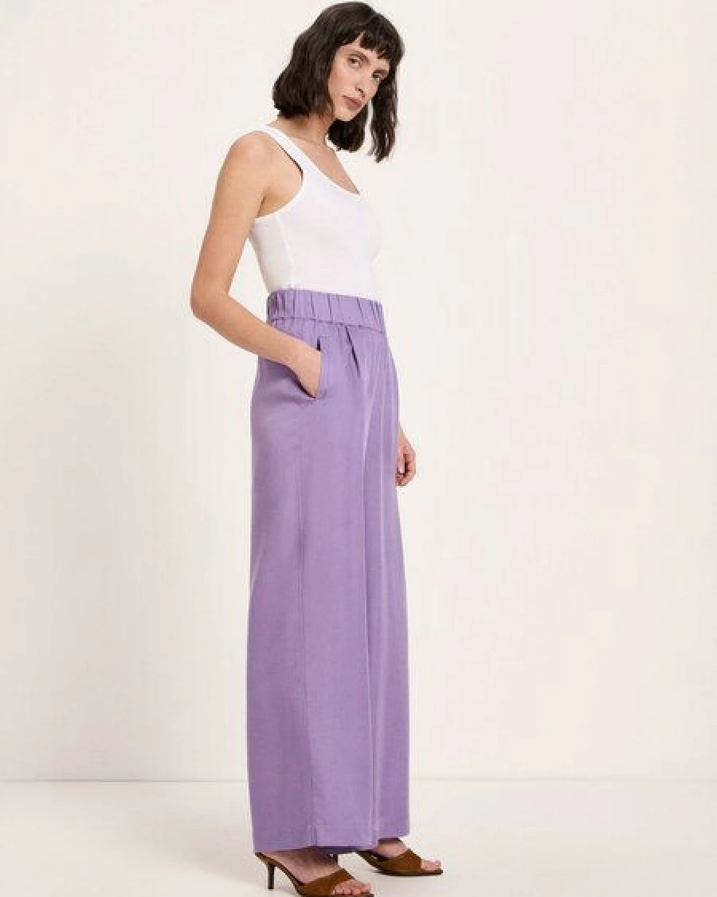 LANIUS Hose mit weitem Bein – Ansicht 3