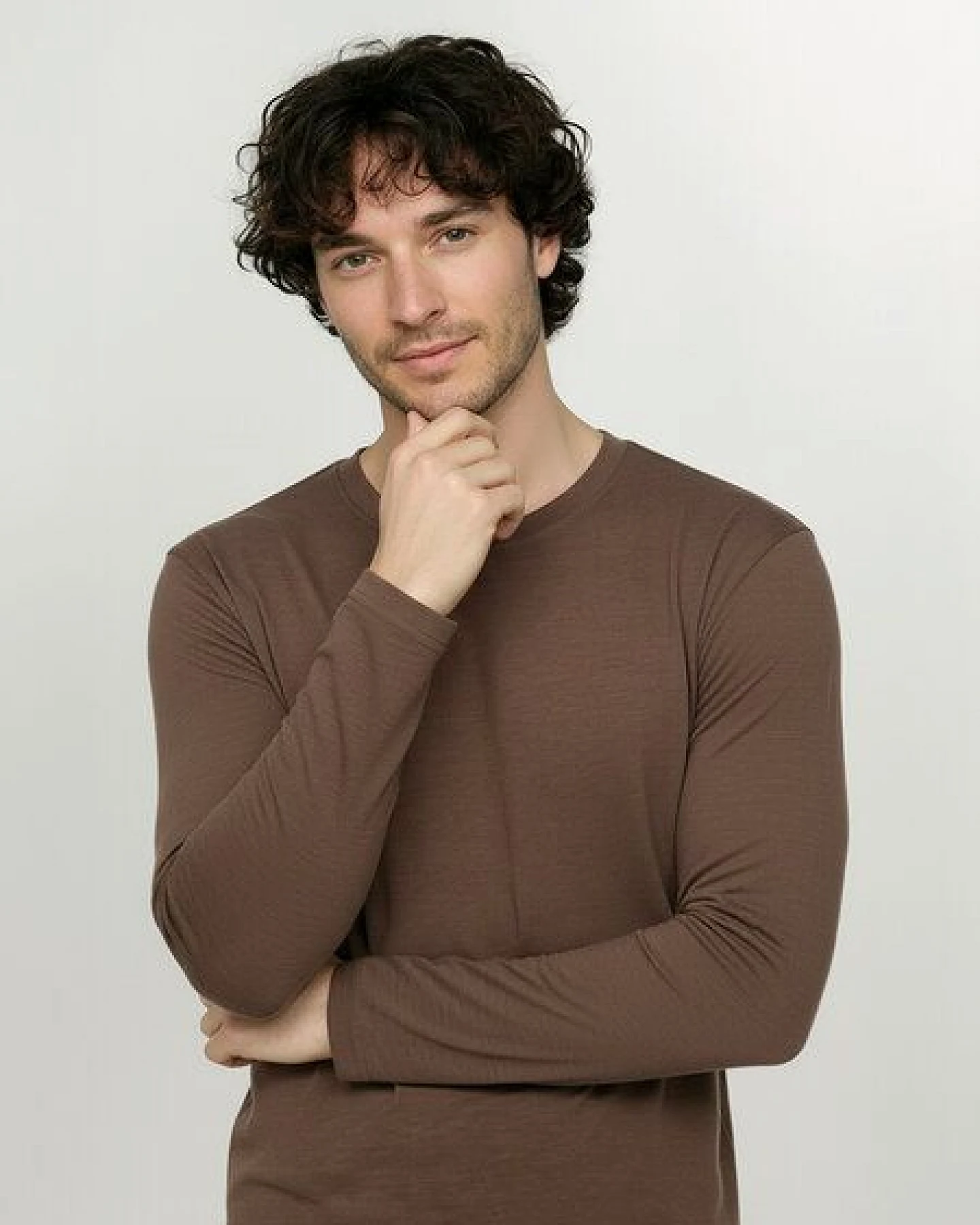 GREENBOMB Basic Base - Funktionales Longsleeve aus Merino-Wolle / Fair & Vegan – Ansicht 2