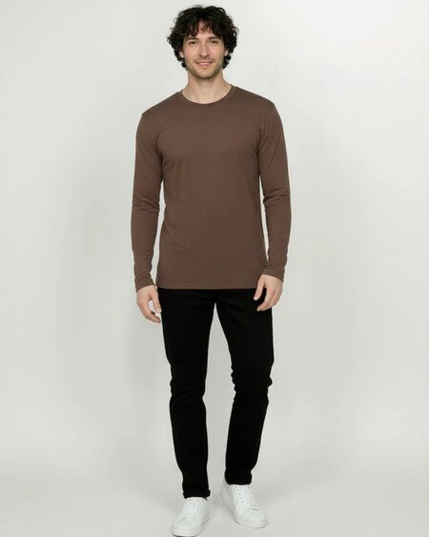 GREENBOMB Basic Base - Funktionales Longsleeve aus Merino-Wolle / Fair & Vegan – Ansicht 3