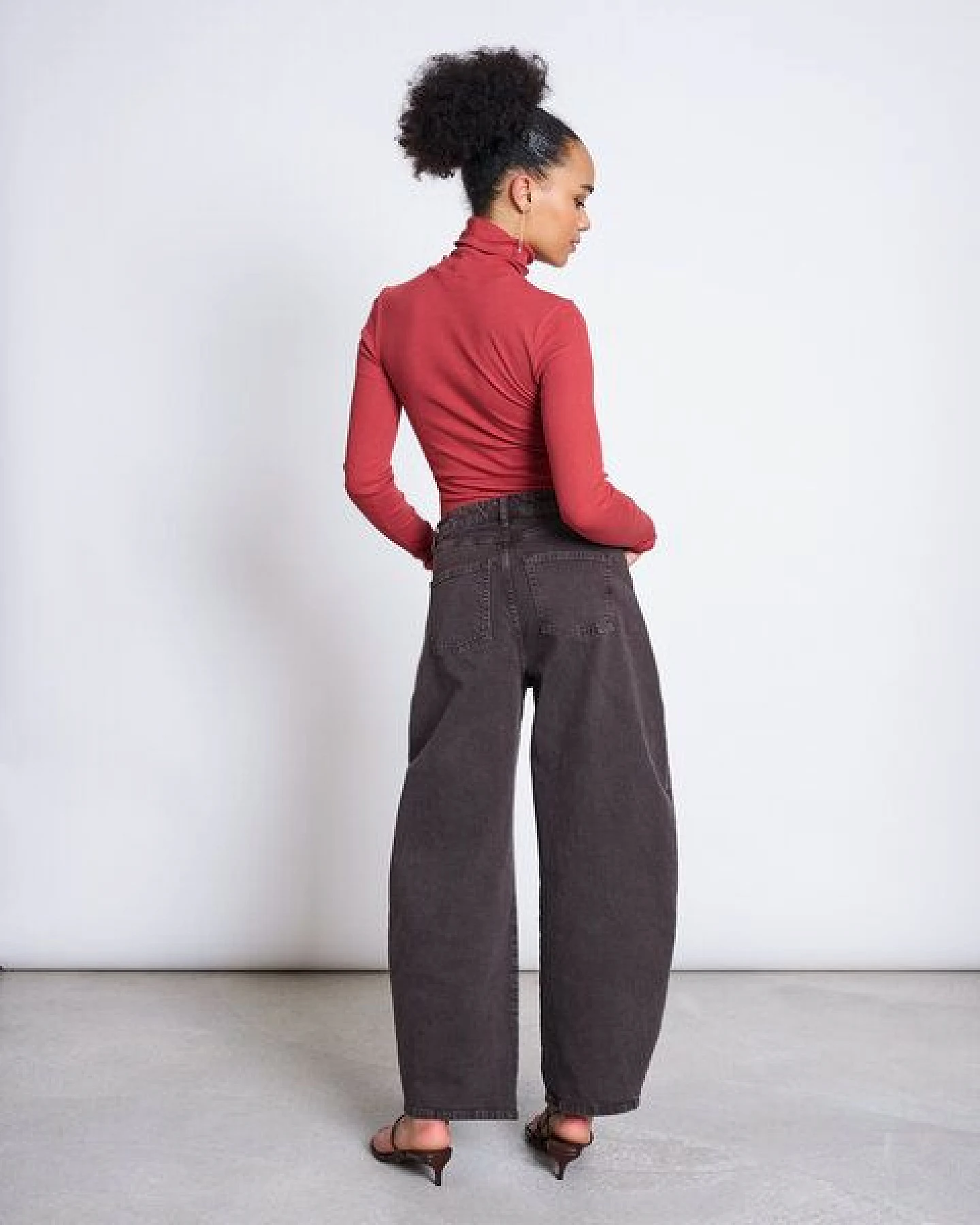 JAN 'N JUNE Longsleeve Minirib Turtleneck CHUVA – Ansicht 4