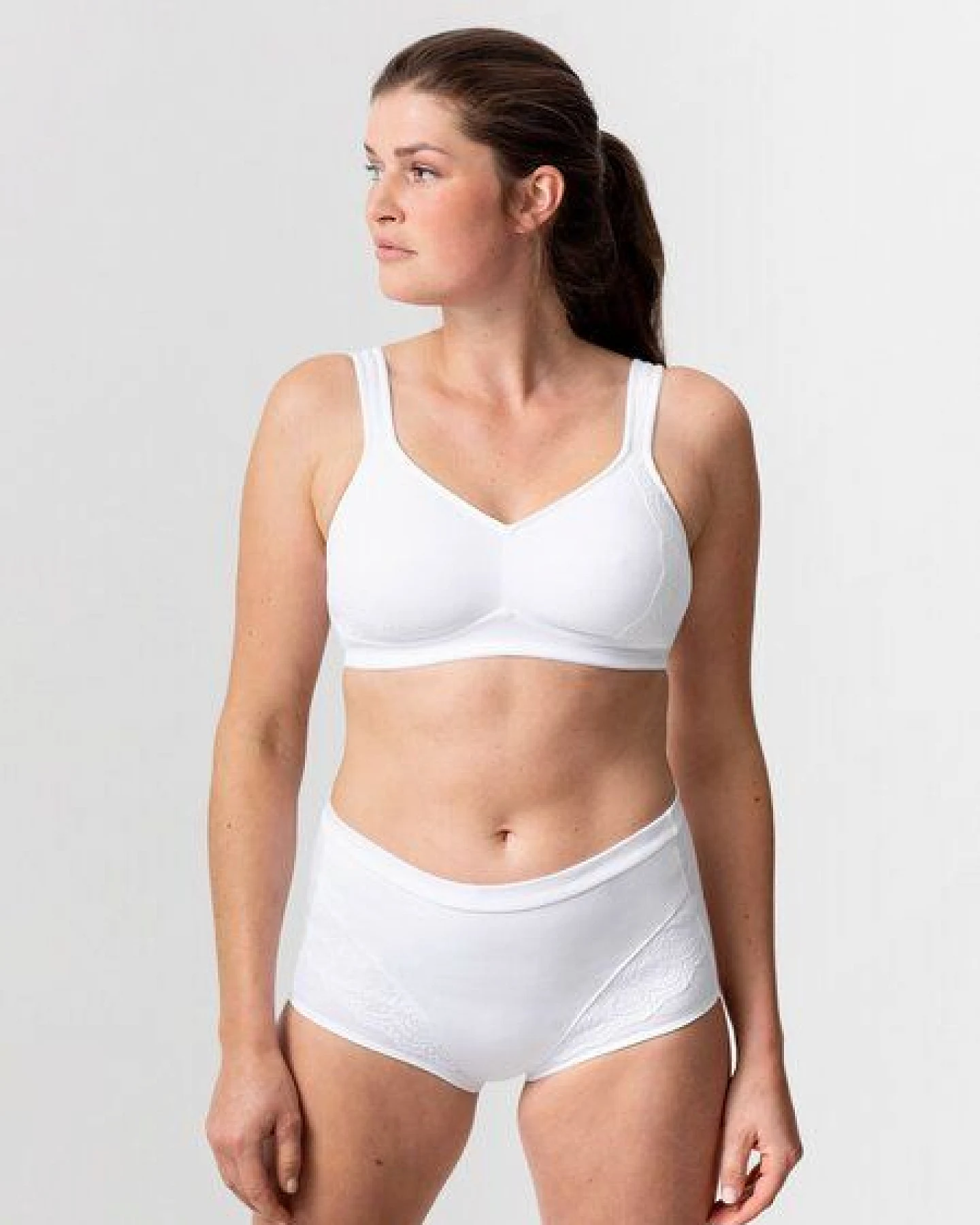 erlich textil Henriette bügelloser BH mit Spitze aus Bio-Baumwolle, made in Europe – Ansicht 2
