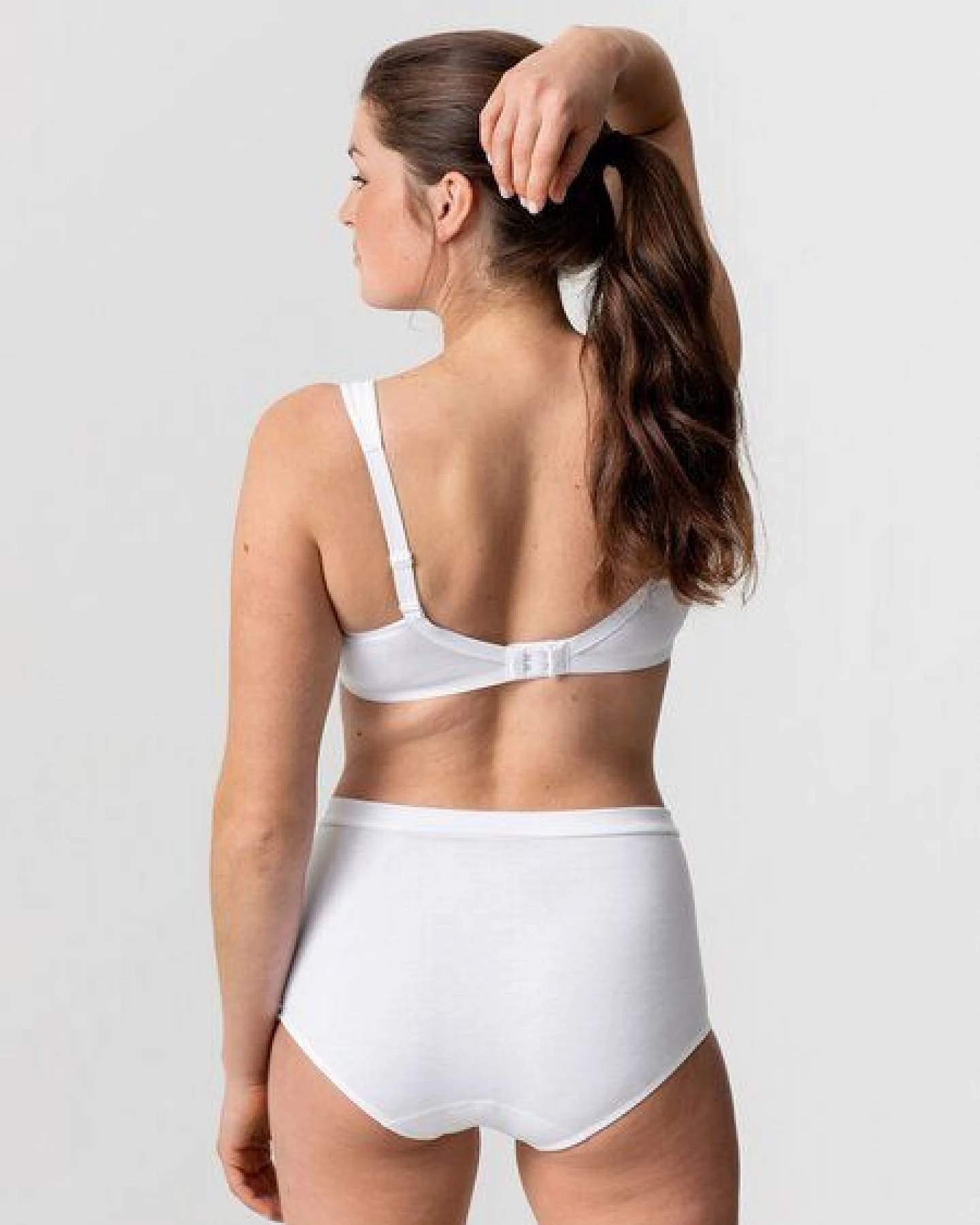 erlich textil Henriette bügelloser BH mit Spitze aus Bio-Baumwolle, made in Europe – Ansicht 3