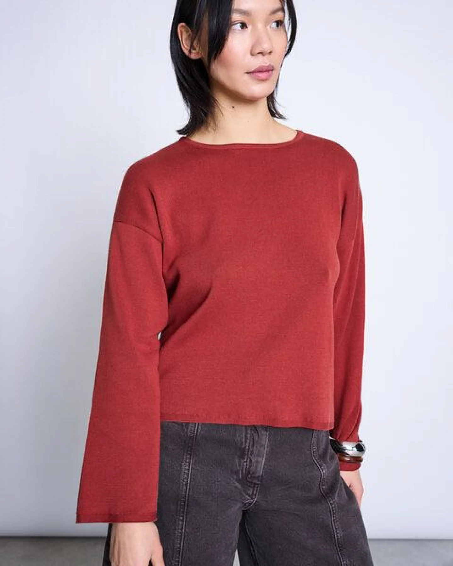 JAN 'N JUNE Strickpullover Light Knit Jumper WILLIAMSBURG – Ansicht 4