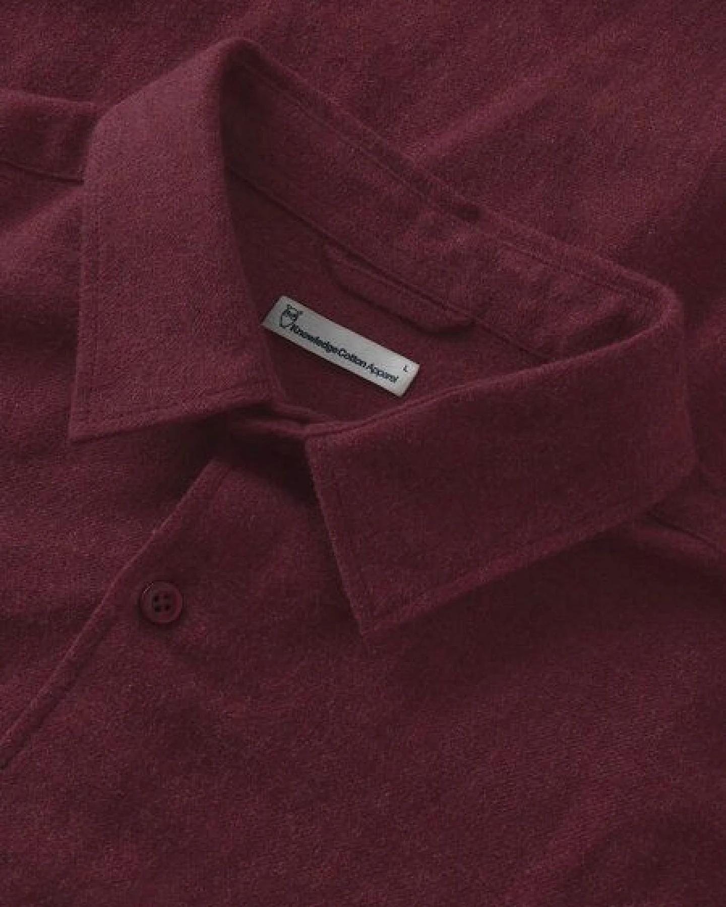 KnowledgeCotton Apparel Flanell-Hemd Dune Regular – Ansicht 3