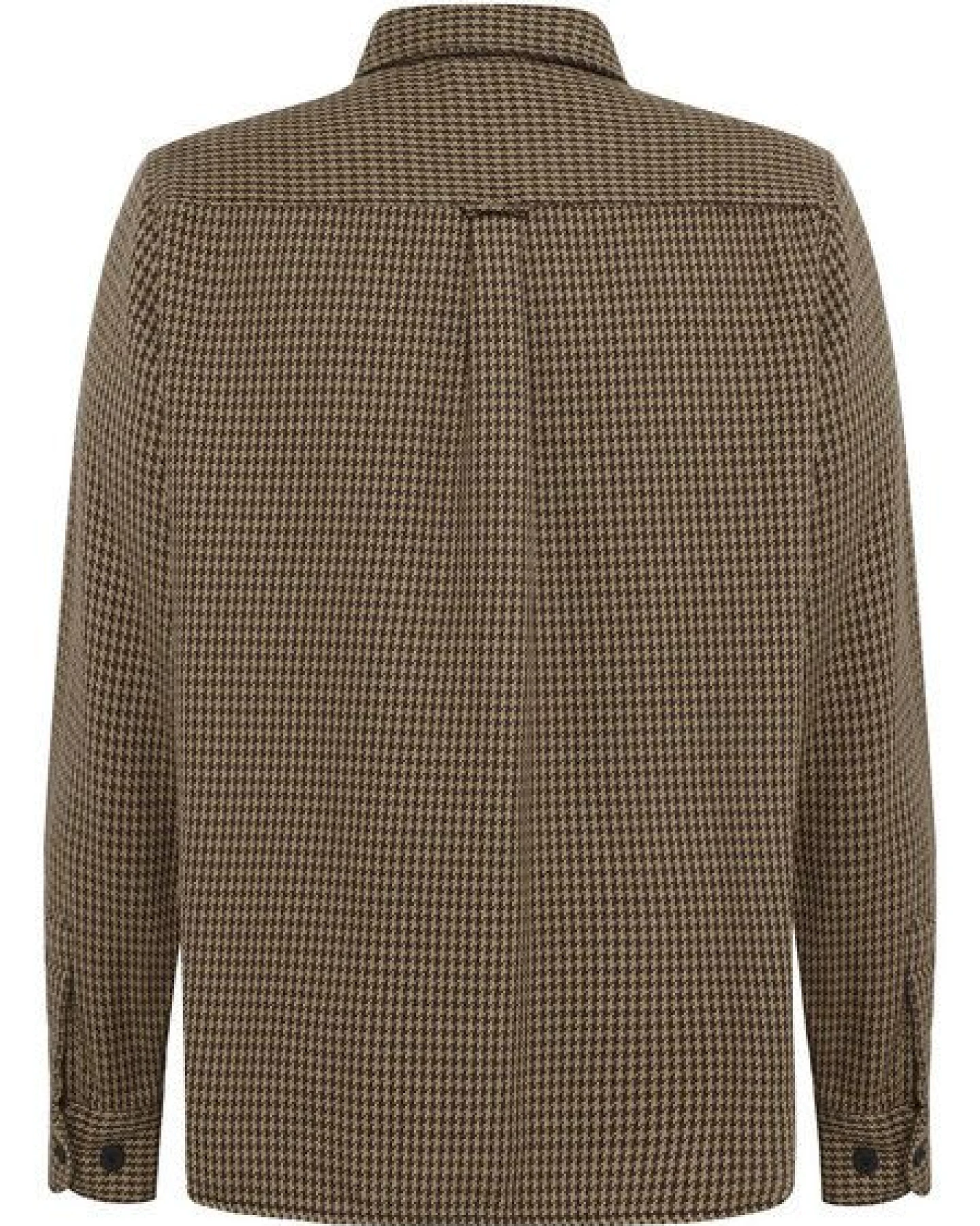 KnowledgeCotton Apparel Langarm-Hemd Loose houndtooth overshirt – Ansicht 2