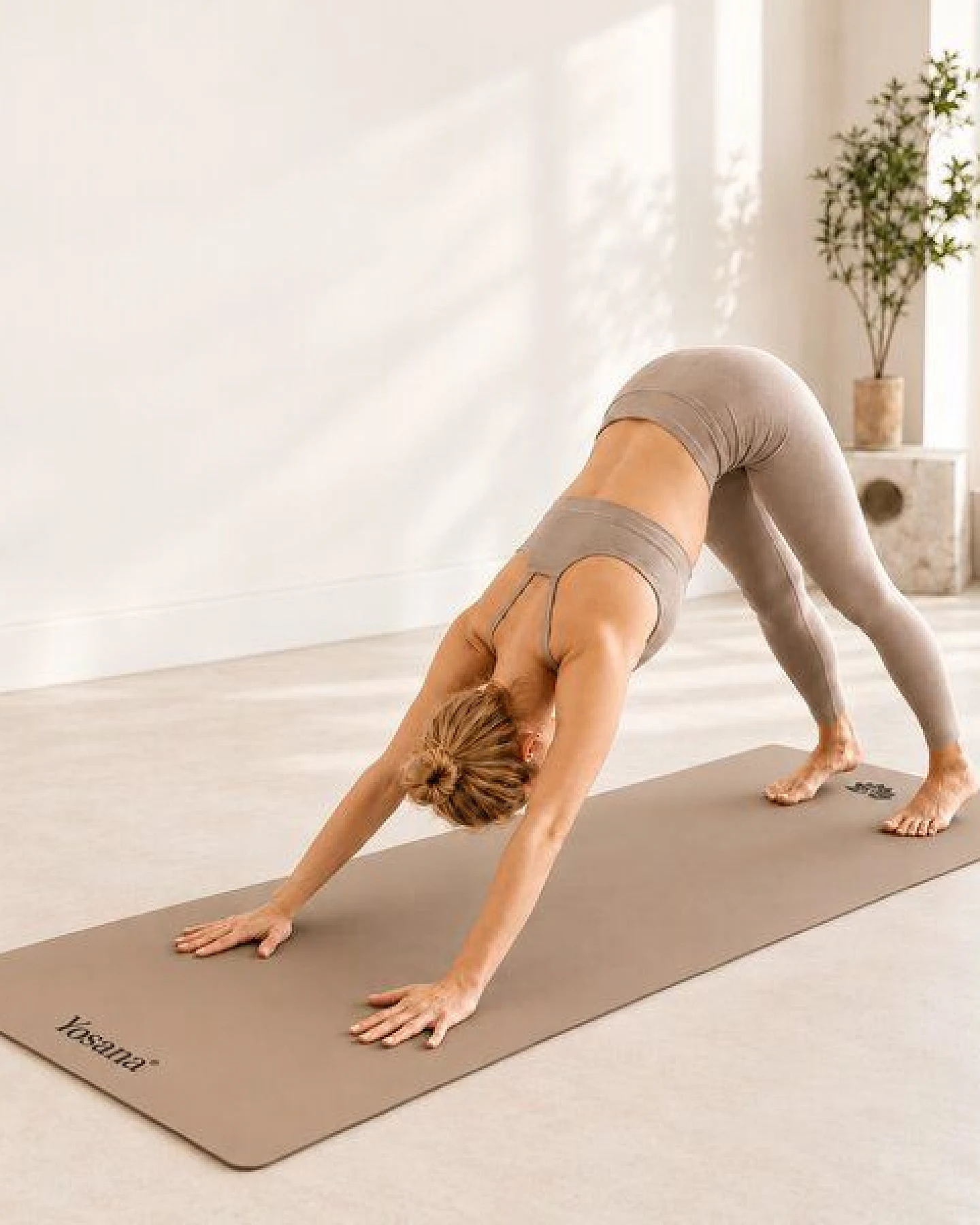 Yosana Yogamatte Ultra Grip inkl. Baumwolltragegurt – Ansicht 2