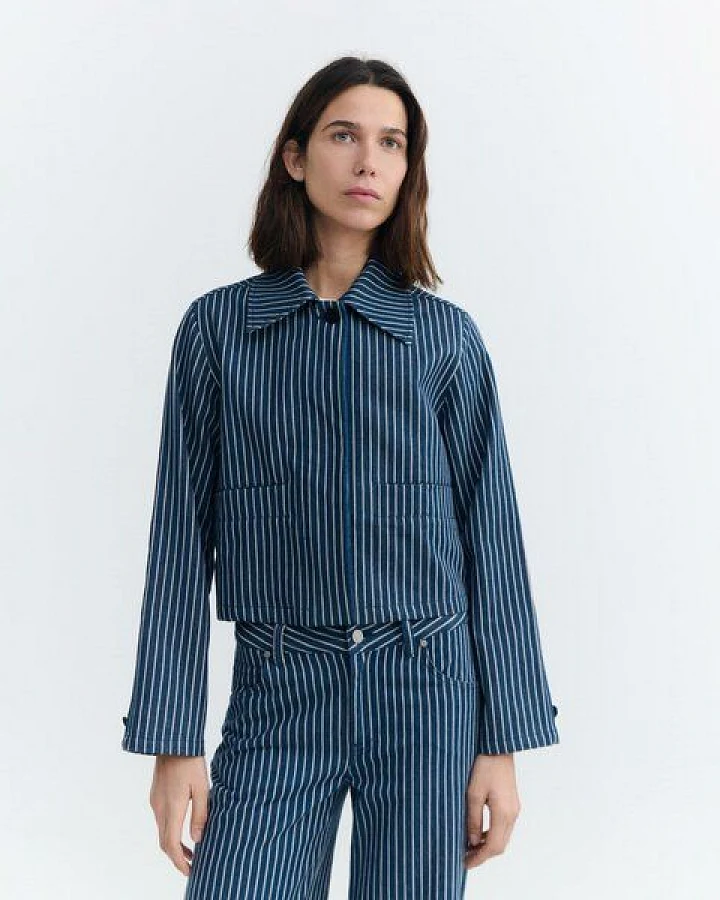 thinking mu Railway Stripes Astrid Jacket